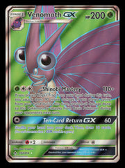 Venomoth GX 193/214 Rare Ultra Unbroken Bonds Pokemon
