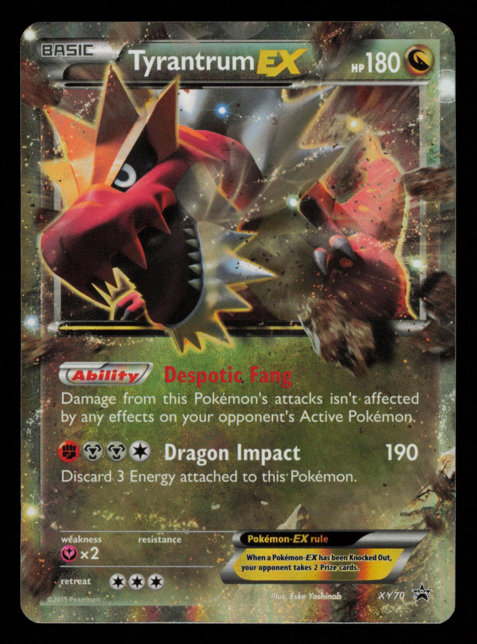 Tyrantrum EX XY70 Promo XY Black Star Promos Pokemon