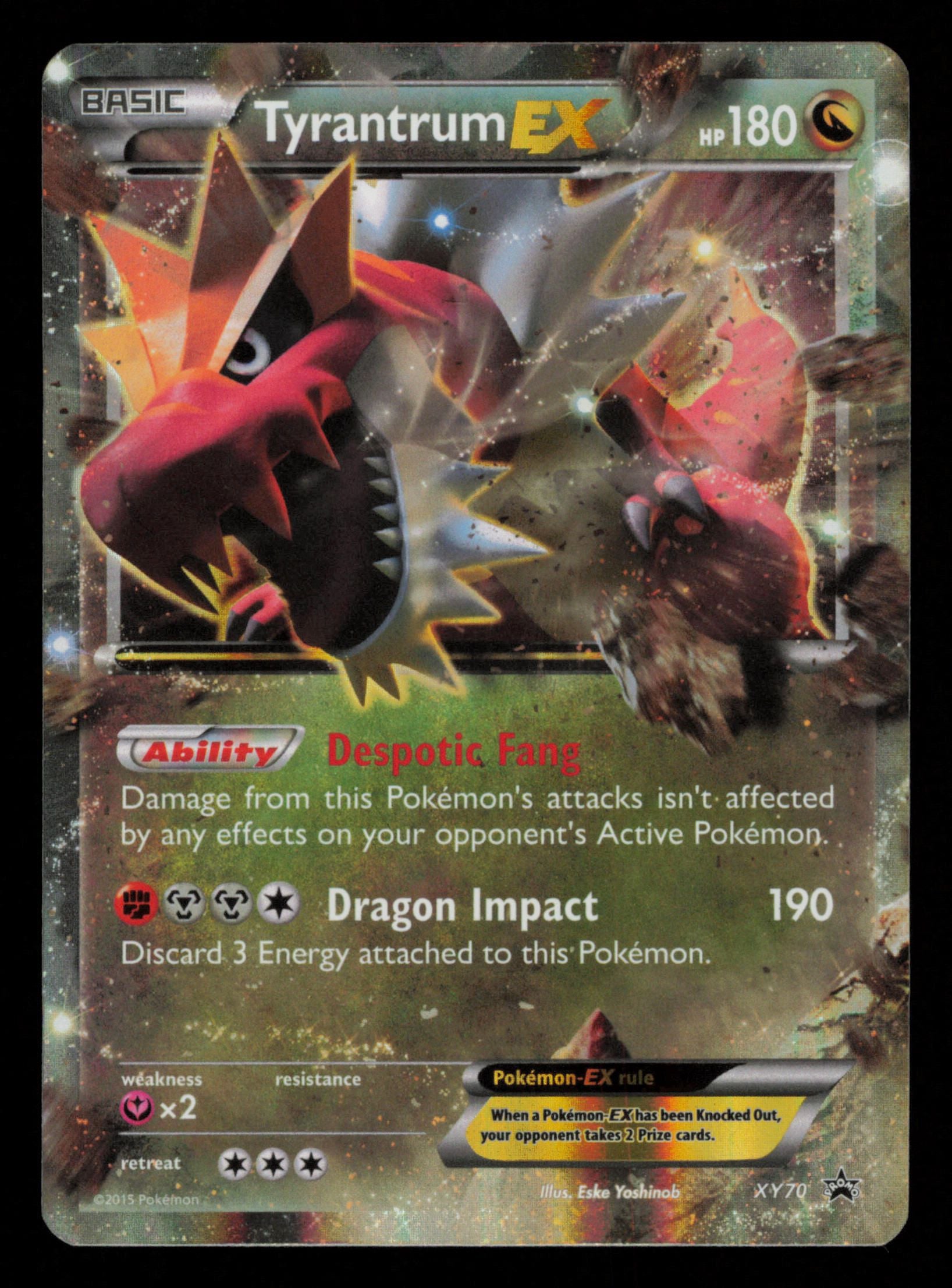 Tyrantrum EX XY70 Promo XY Black Star Promos Pokemon