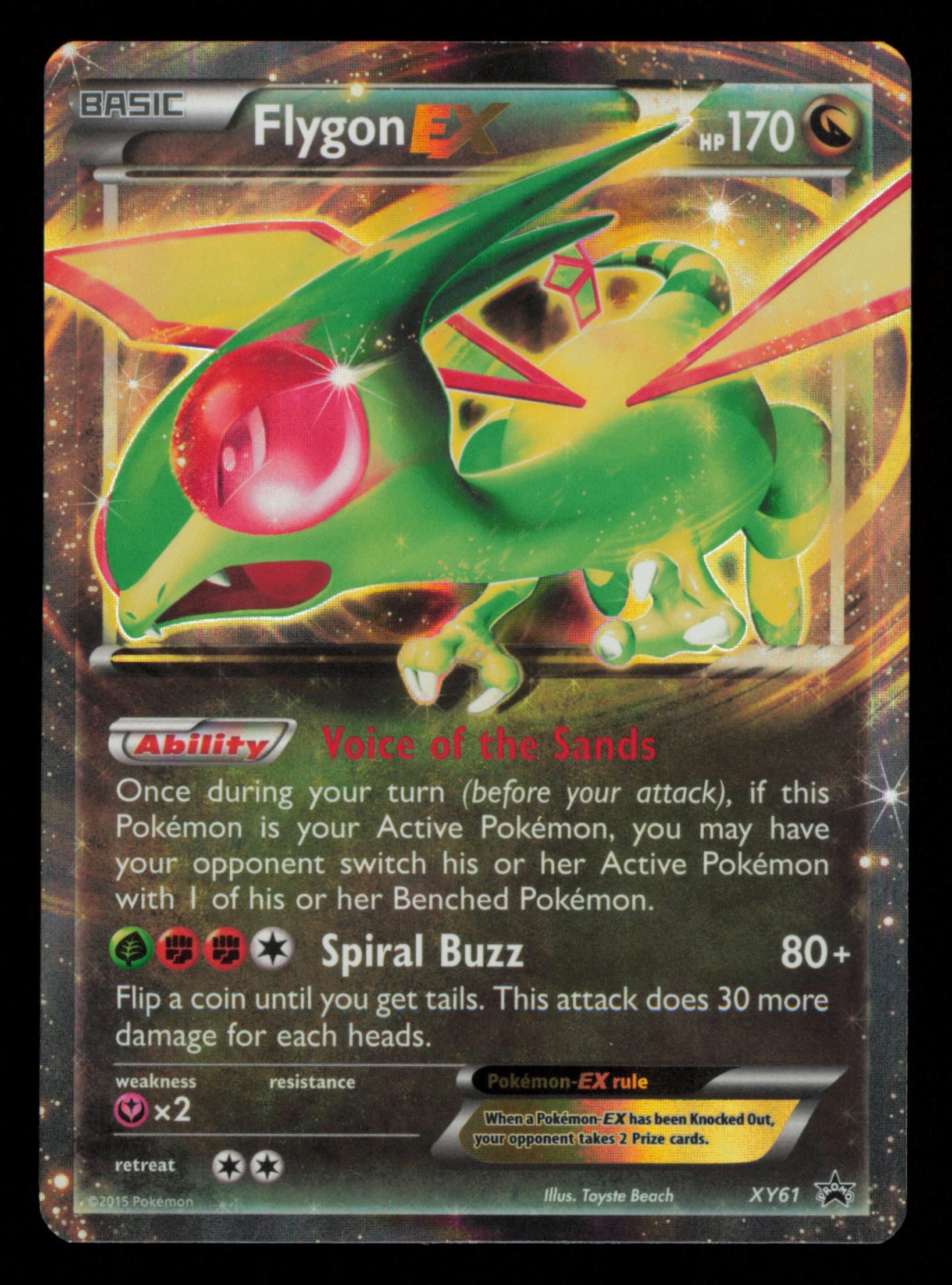 Flygon EX XY61 Promo XY Black Star Promos Pokemon
