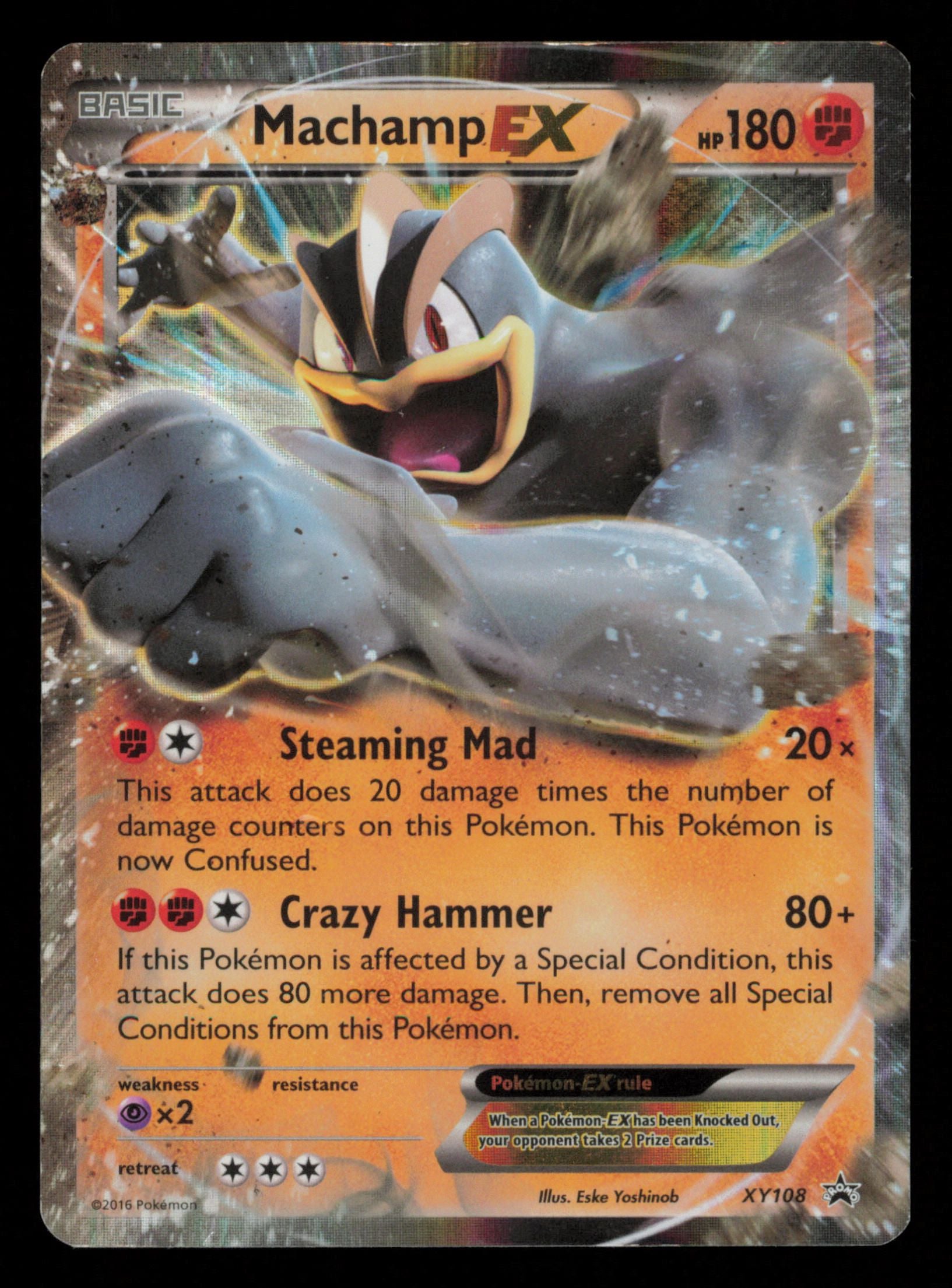 Machamp EX XY108 Promo XY Black Star Promos Pokemon