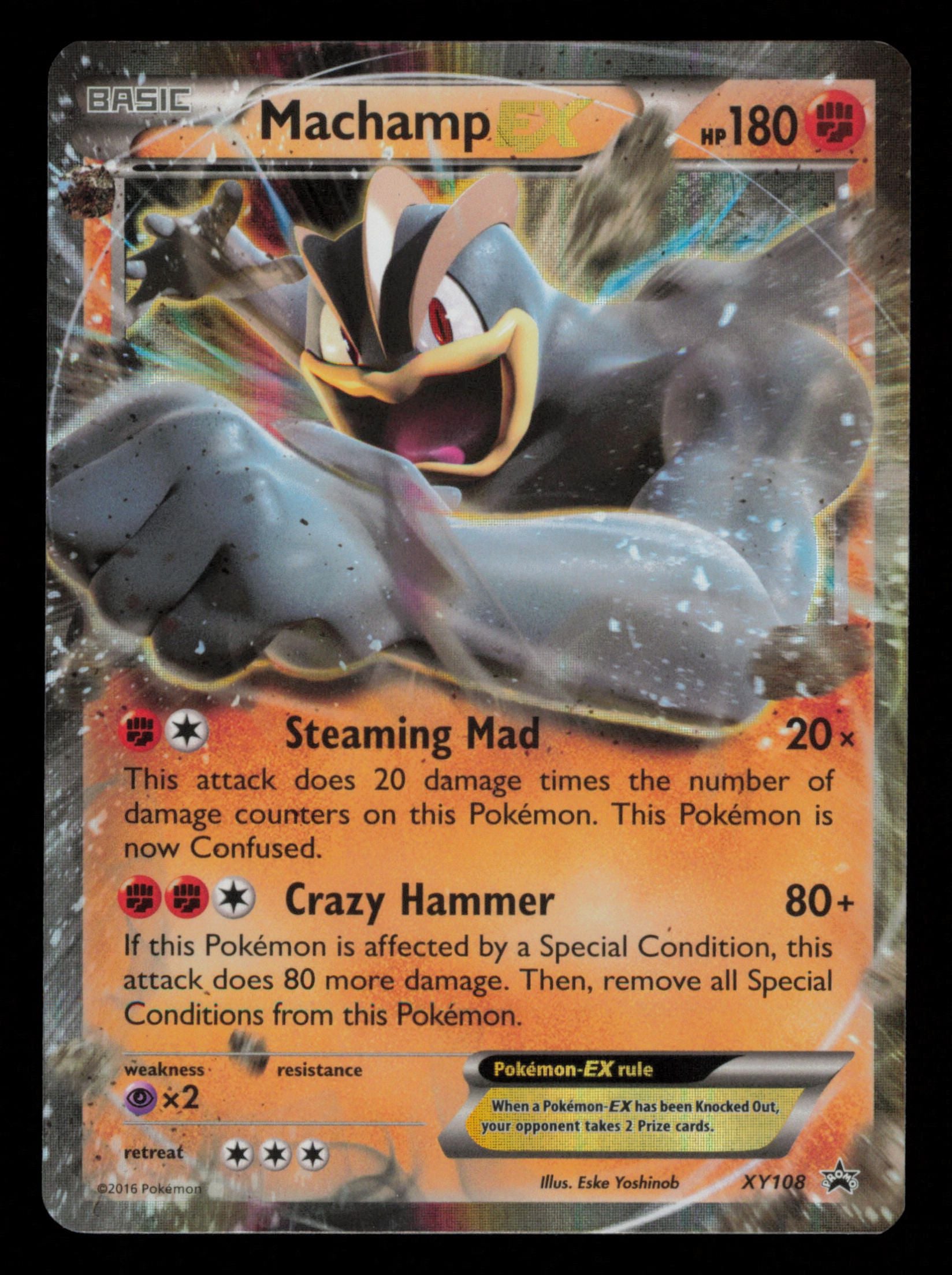 Machamp EX XY108 Promo XY Black Star Promos Pokemon
