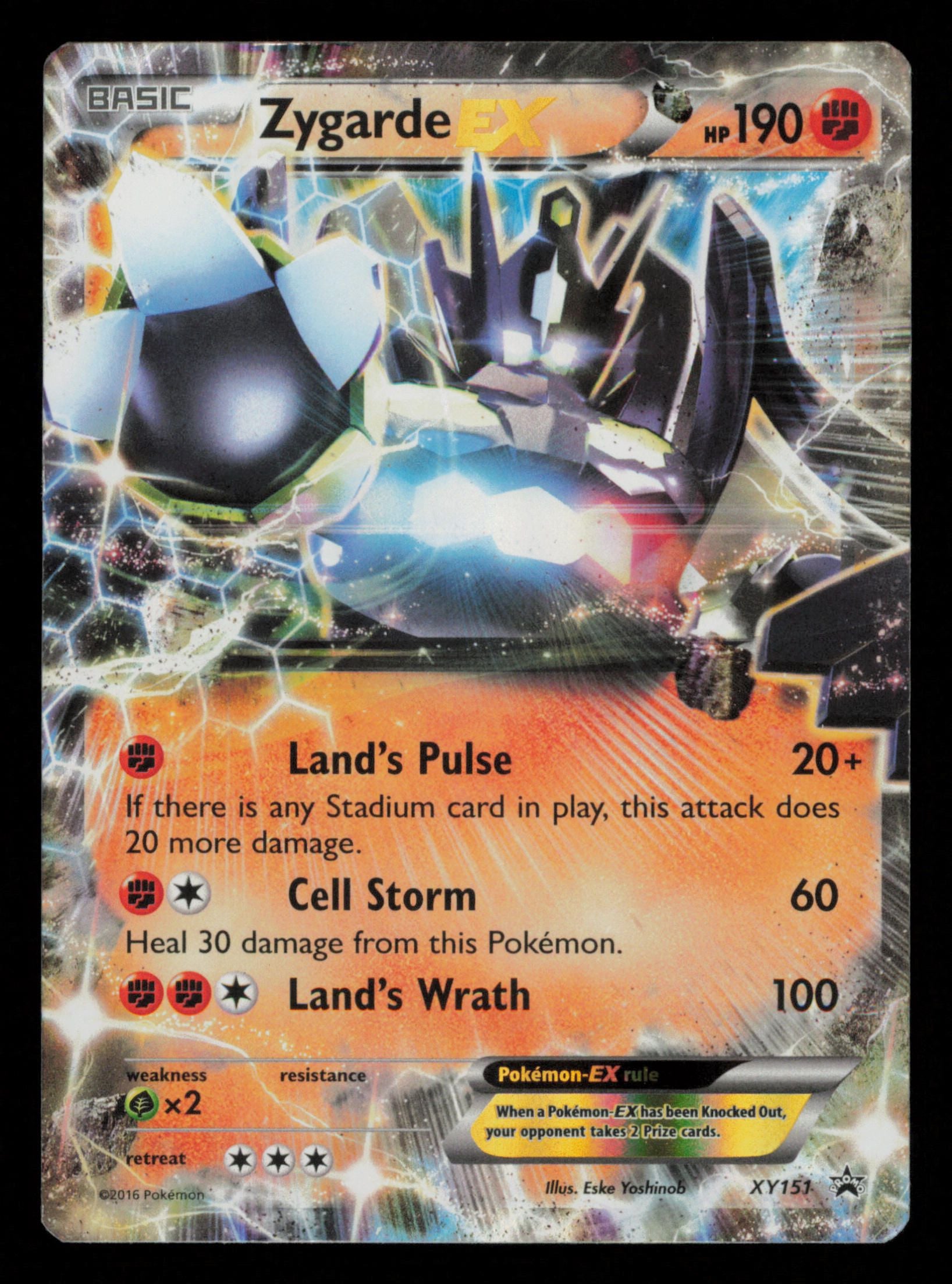 Zygarde EX XY151 Promo XY Black Star Promos Pokemon