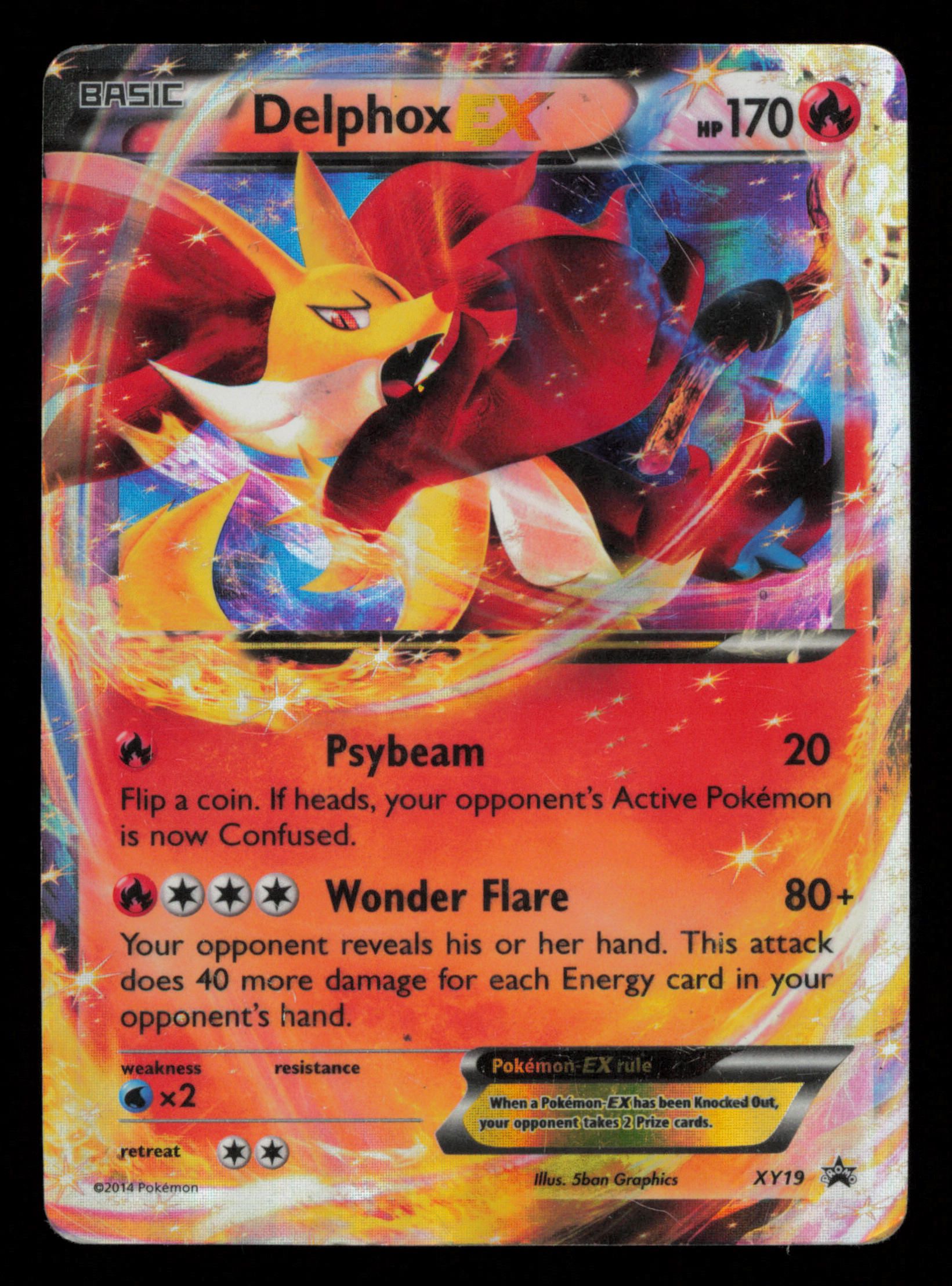 Delphox EX XY19 Promo XY Black Star Promos Pokemon