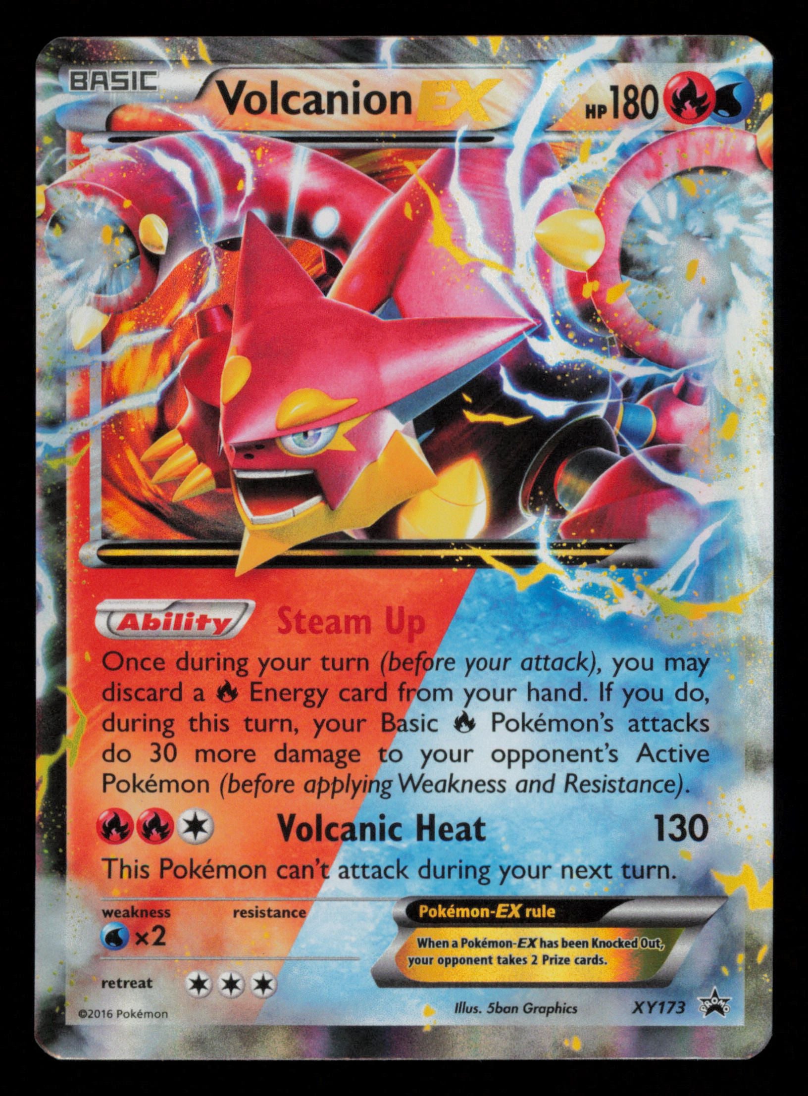 Volcanion EX XY173 Promo XY Black Star Promos Pokemon
