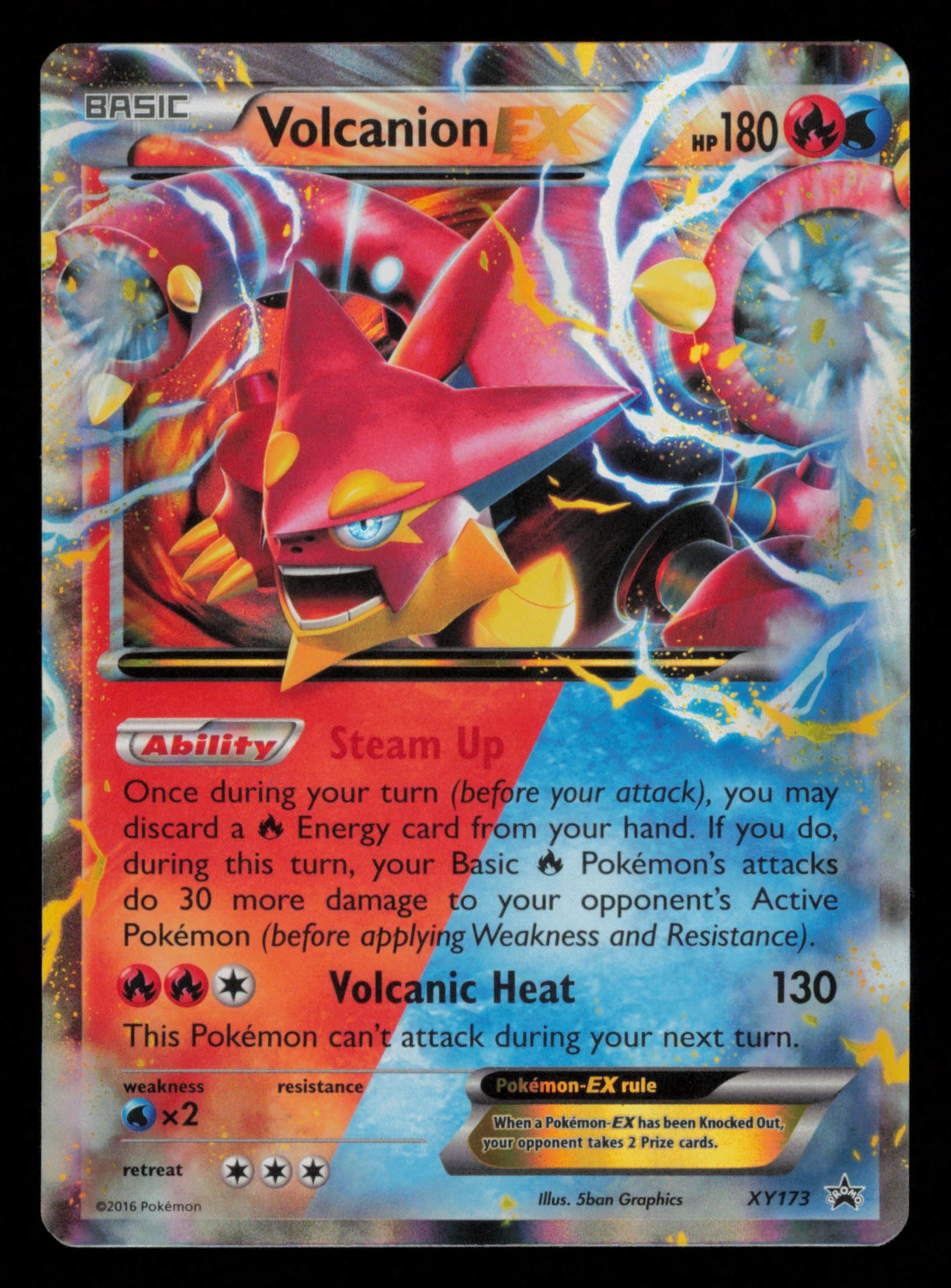 Volcanion EX XY173 Promo XY Black Star Promos Pokemon