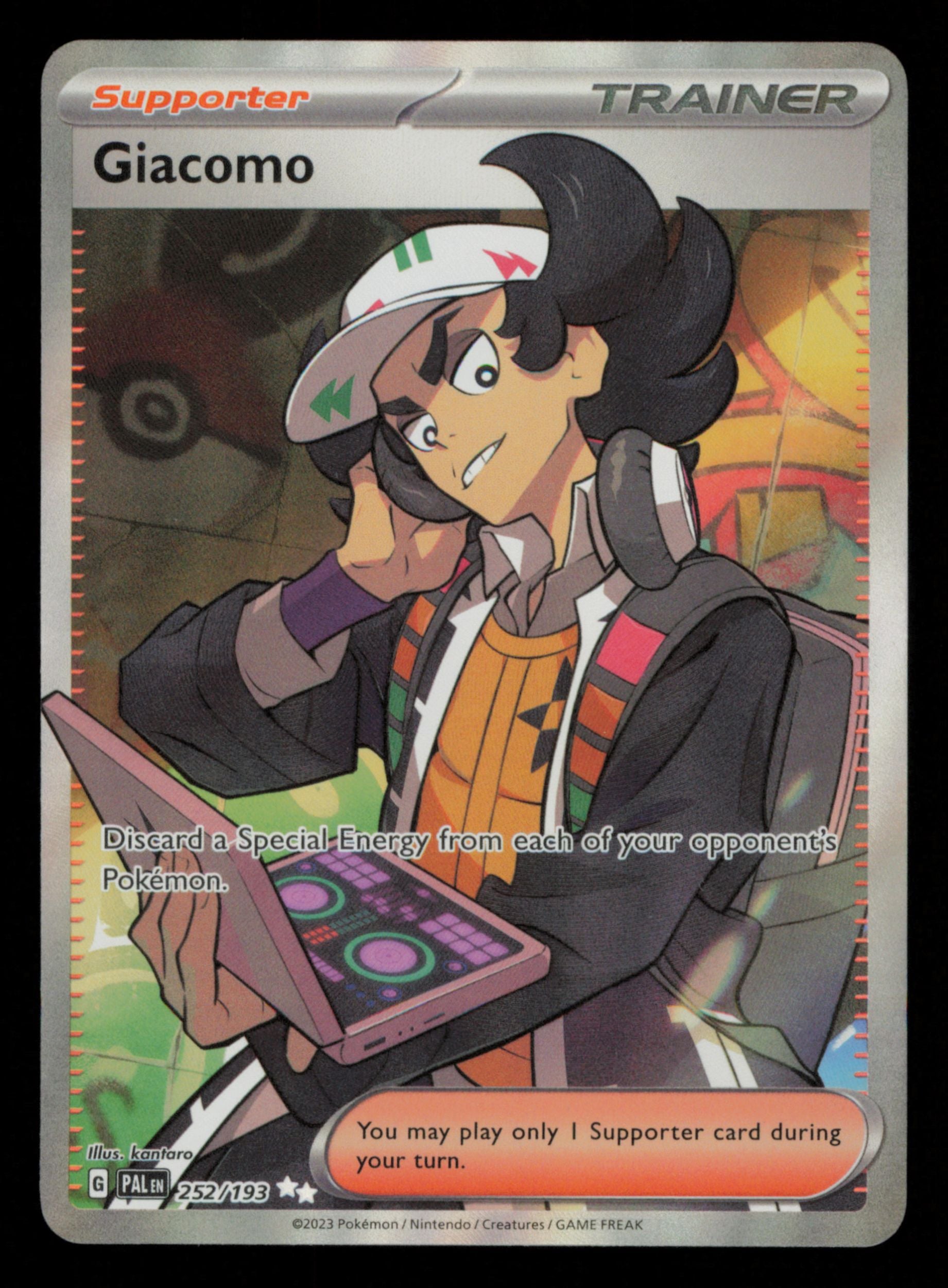 Giacomo 252/193 Ultra Rare Paldea Evolved Pokemon