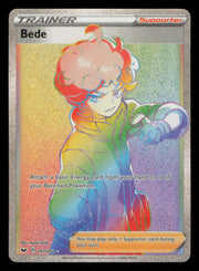 Bede 207/202 Rare Rainbow Sword & Shield Pokemon
