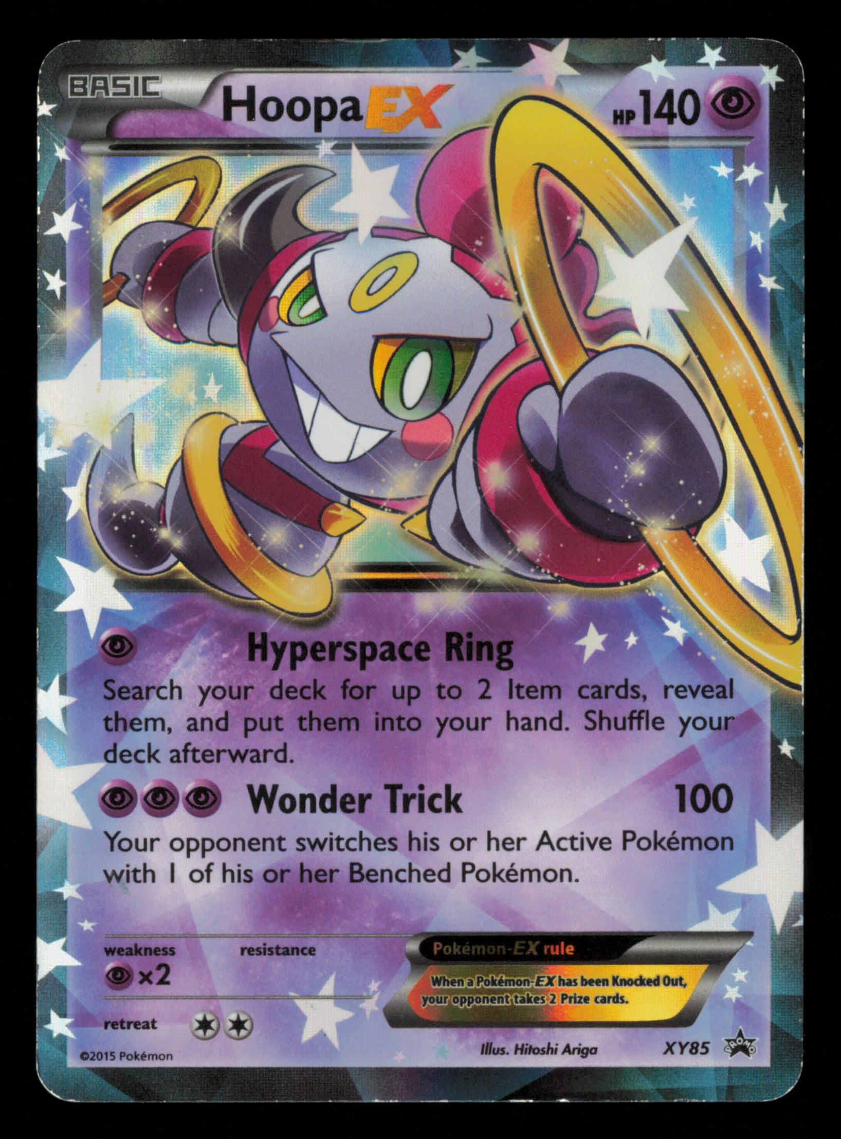 Hoopa EX XY85 Promo XY Black Star Promos Pokemon