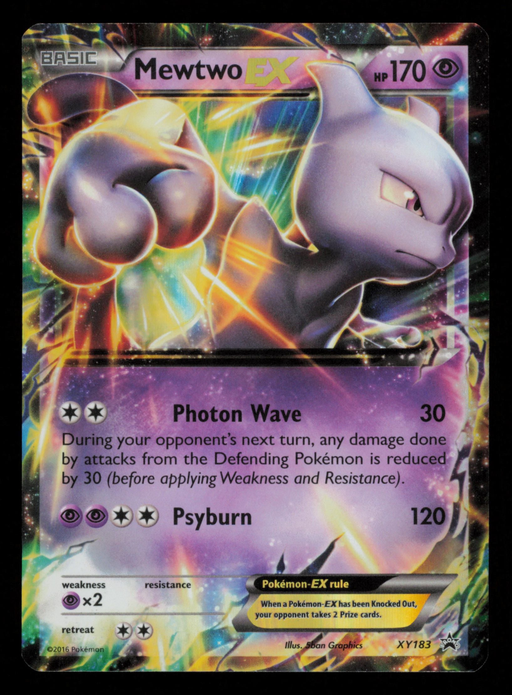 Mewtwo EX XY183 Promo XY Black Star Promos Pokemon