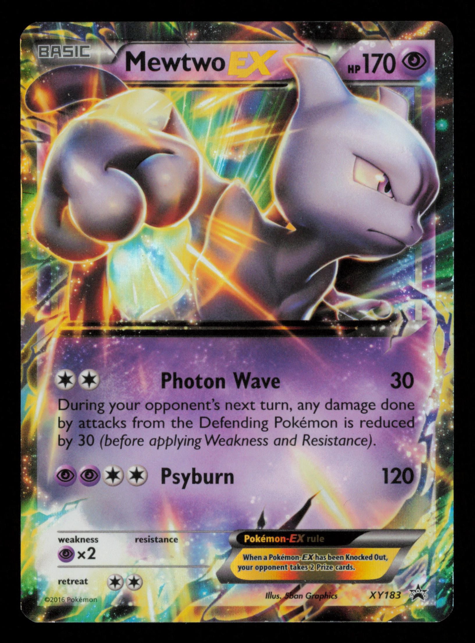 Mewtwo EX XY183 Promo XY Black Star Promos Pokemon