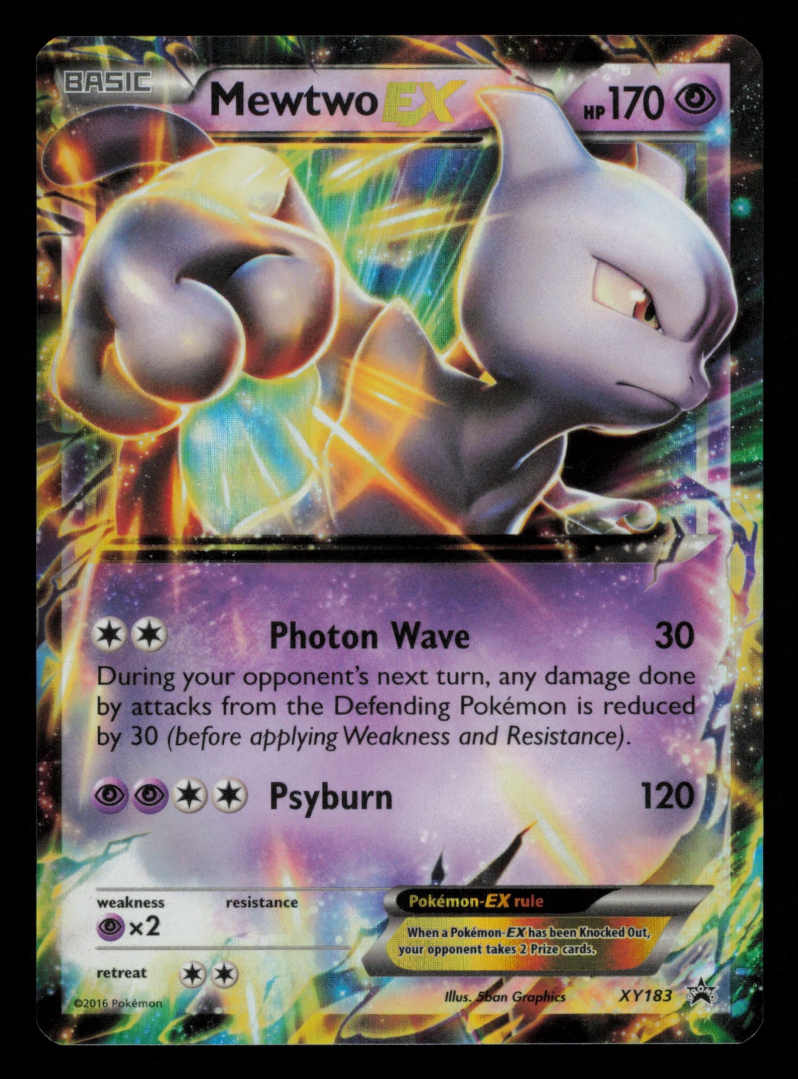 Mewtwo EX XY183 Promo XY Black Star Promos Pokemon