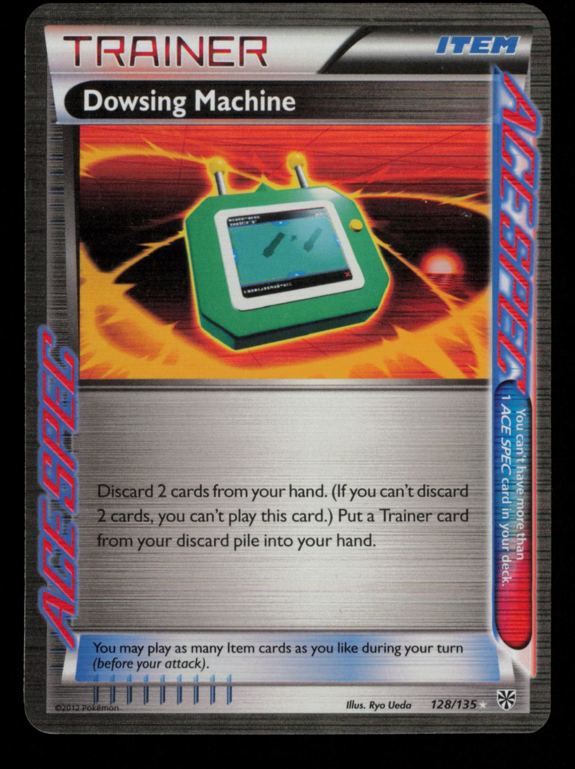 Dowsing Machine 128/135 Rare ACE Plasma Storm Pokemon
