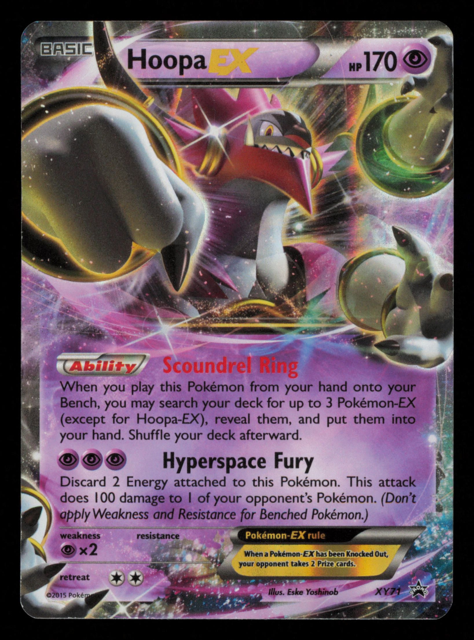 Hoopa EX XY71 Promo XY Black Star Promos Pokemon