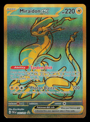 Miraidon ex 243/091 Hyper Rare Paldean Fates Pokemon