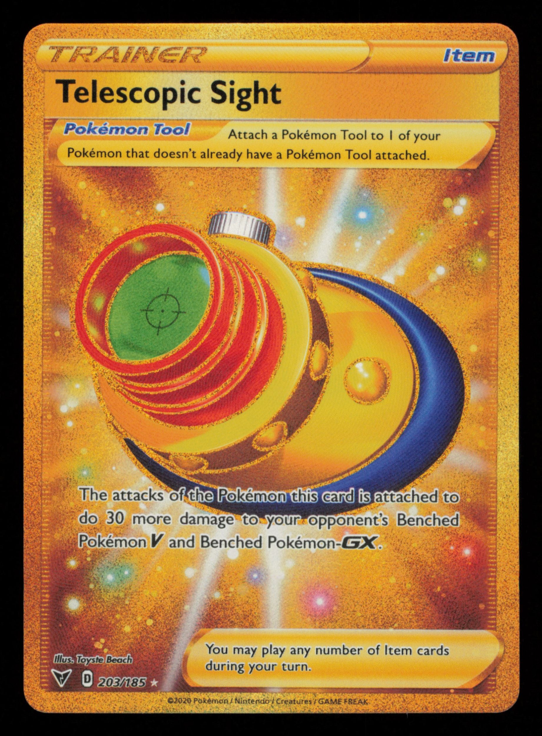 Telescopic Sight 203/185 Secret Rare Vivid Voltage Pokemon
