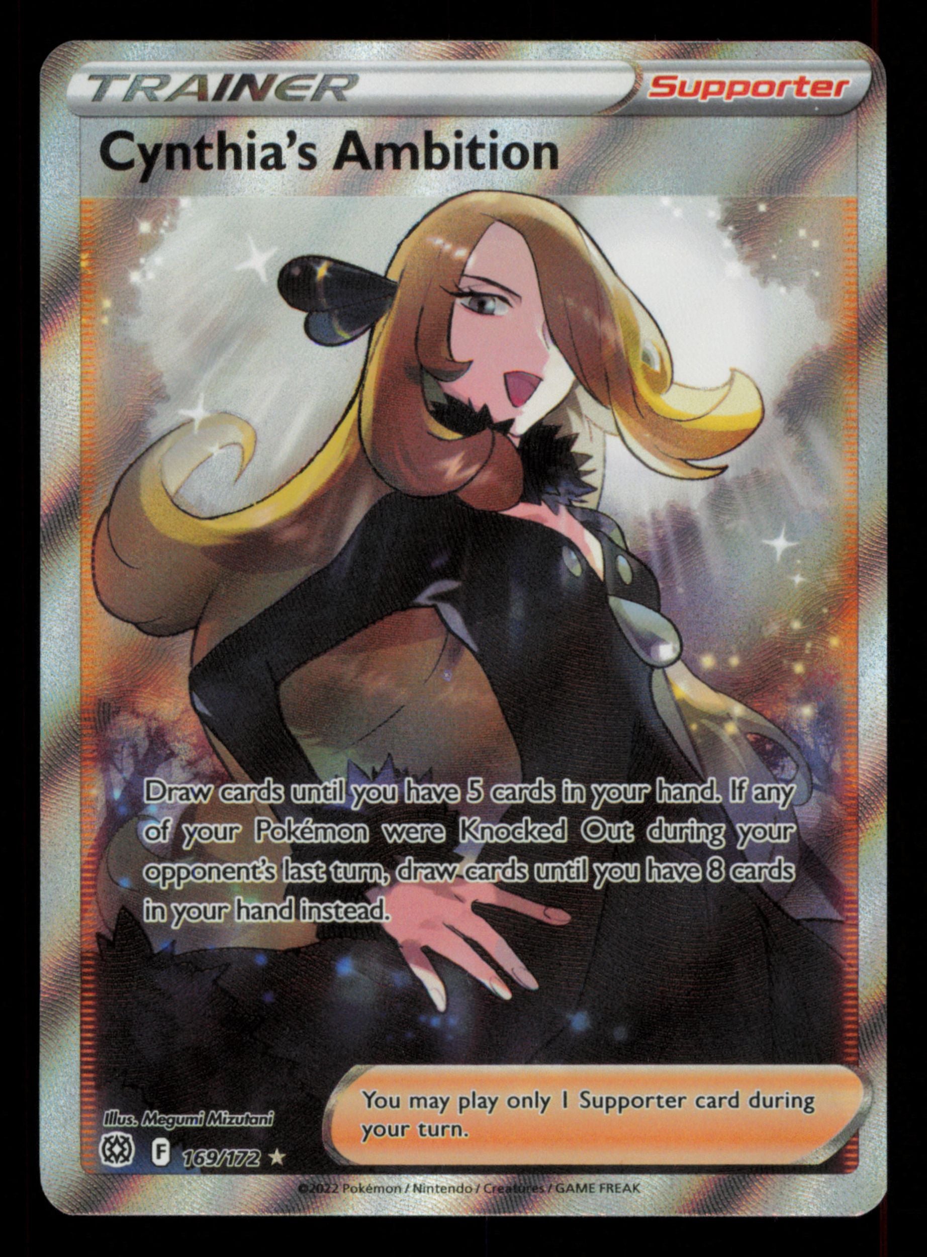 Cynthia's Ambition 169/172 Rare Ultra Brilliant Stars Pokemon