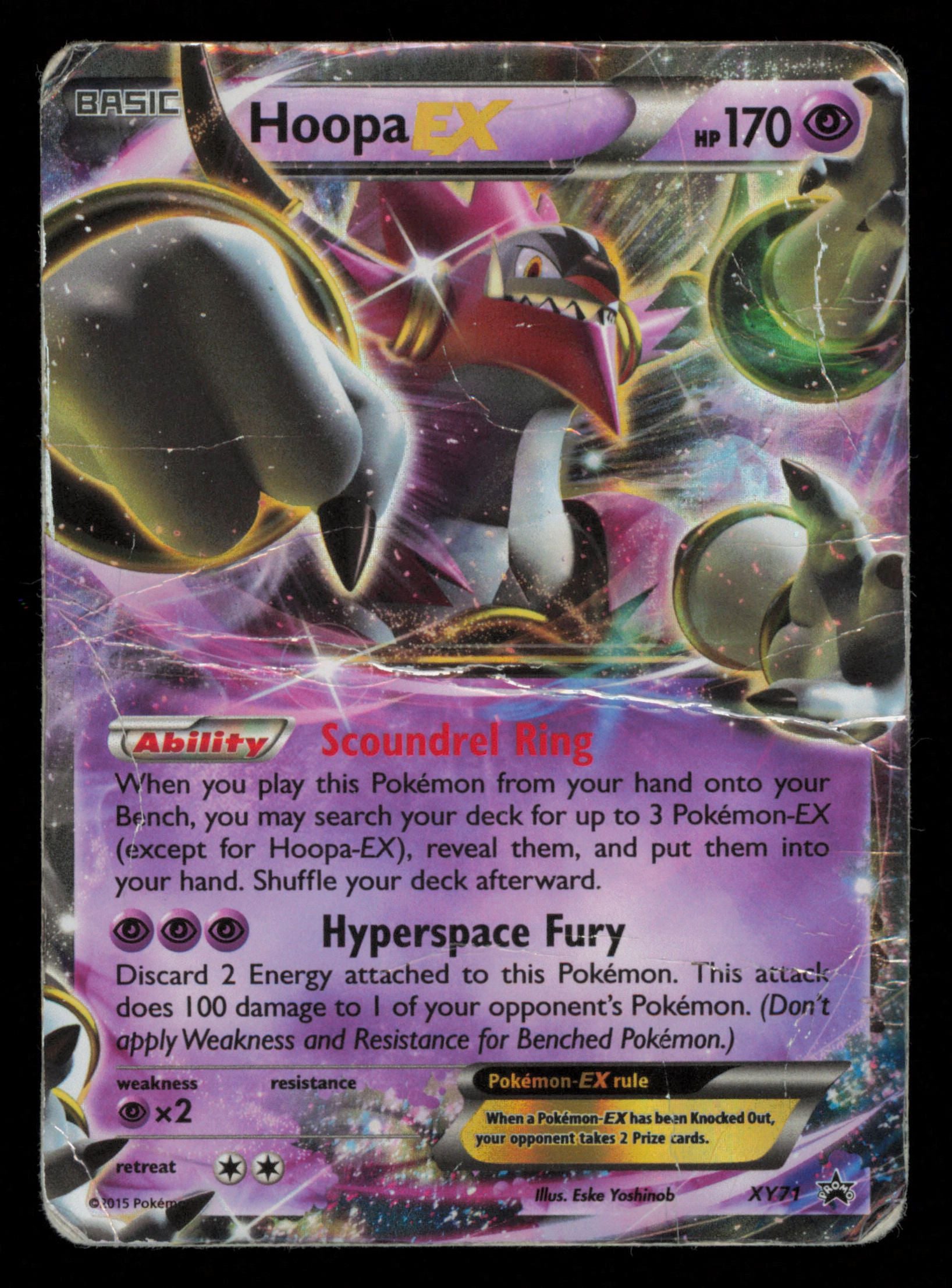 Hoopa EX XY71 Promo XY Black Star Promos Pokemon