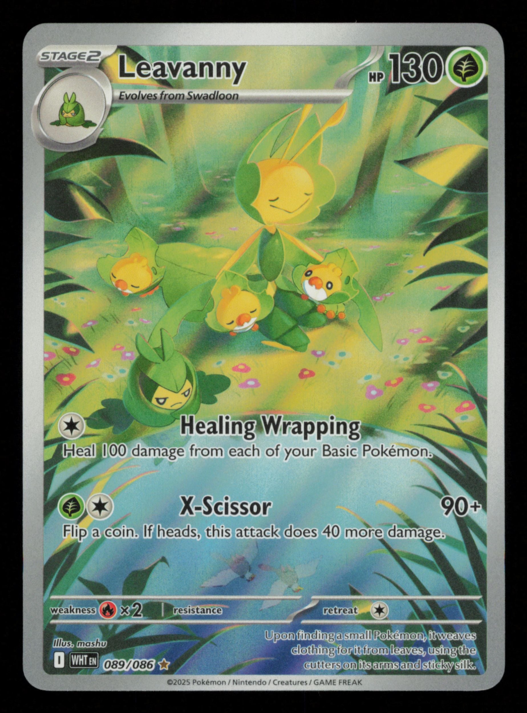 Leavanny 089/086 Illustration Rare White Flare Pokemon