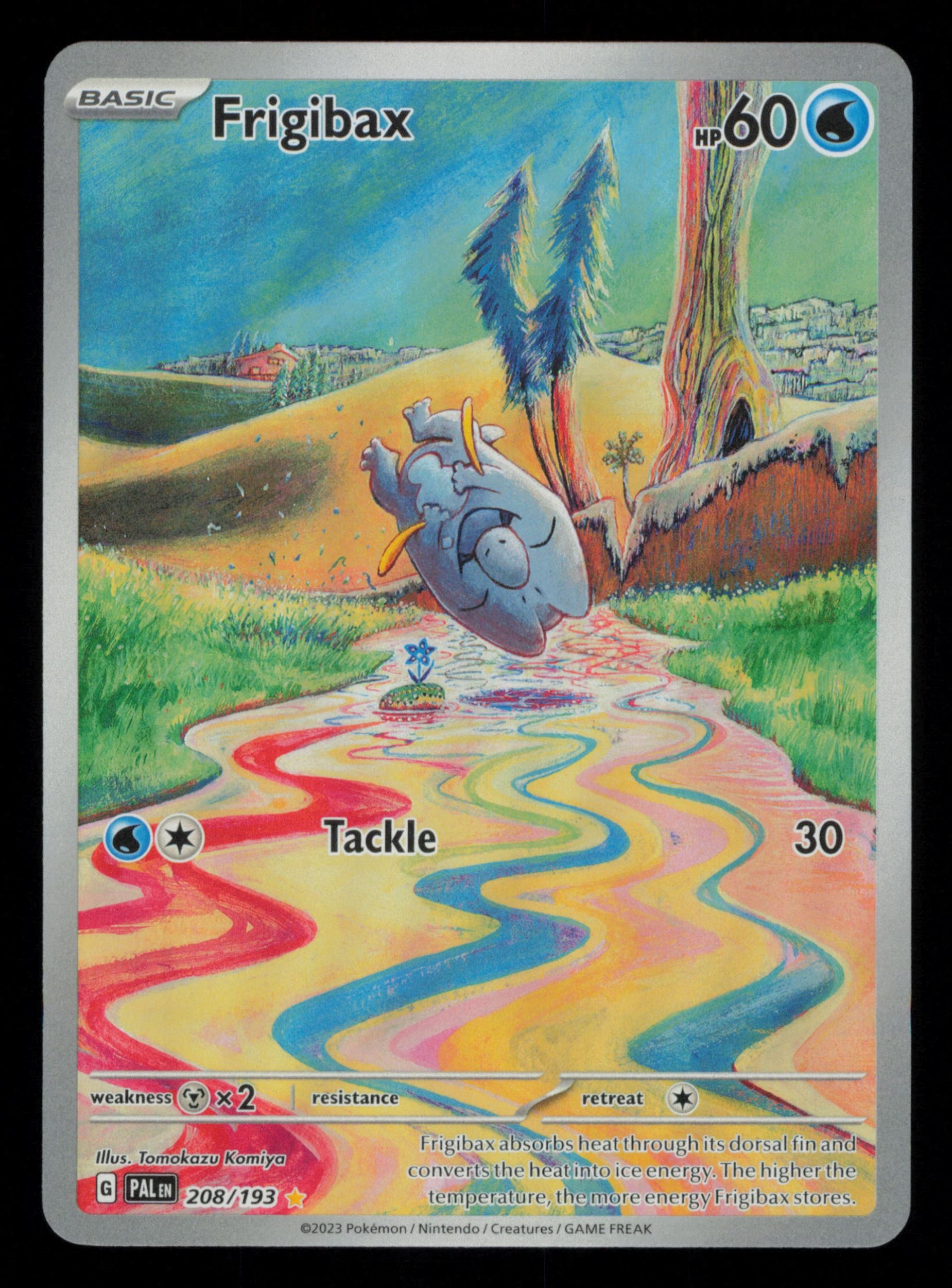 Frigibax 208/193 Illustration Rare Paldea Evolved Pokemon