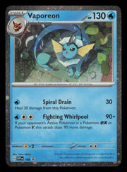 Vaporeon 168 Promo Scarlet & Violet Pokemon