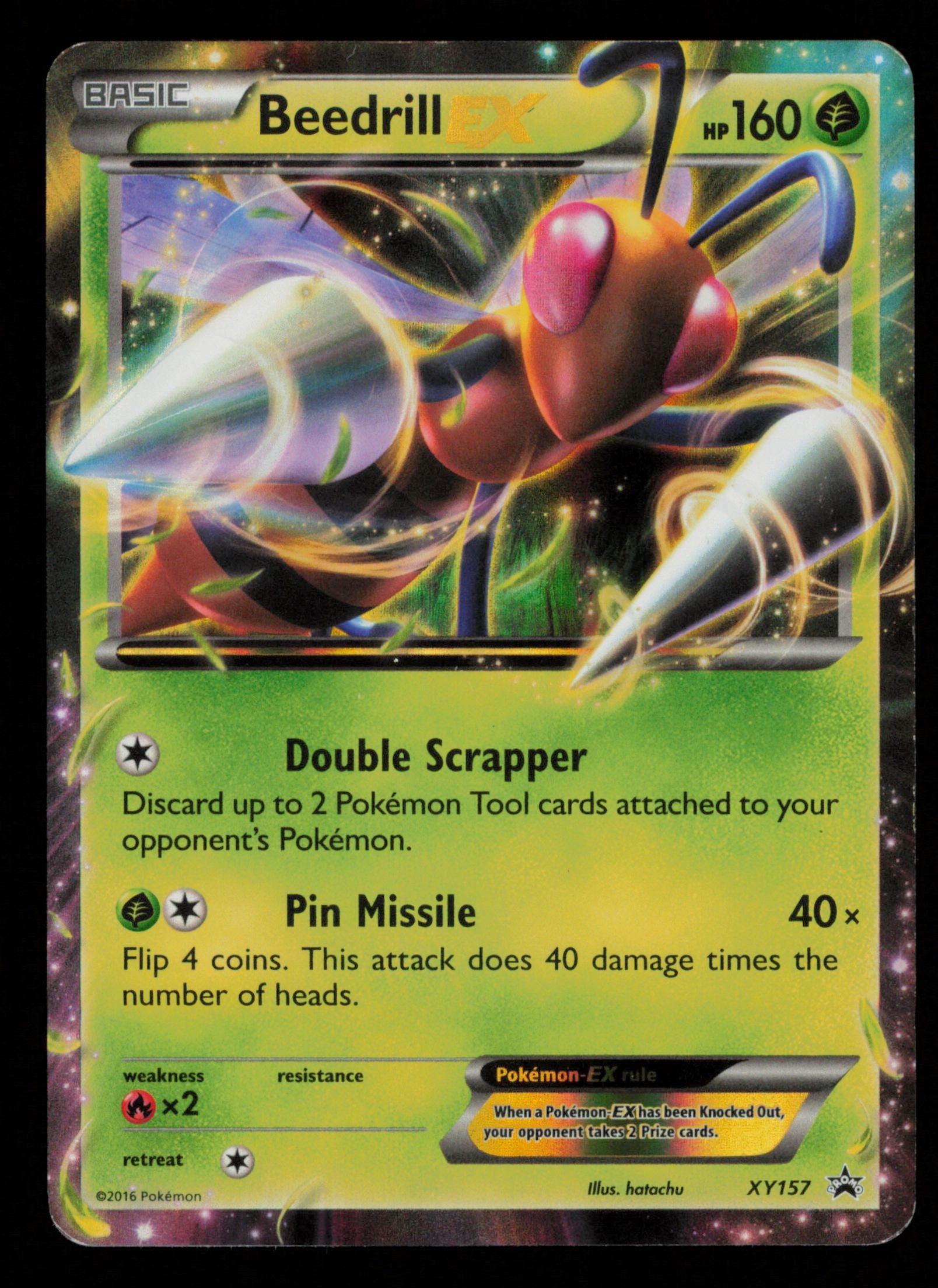 Beedrill EX XY157 Promo XY Black Star Promos Pokemon