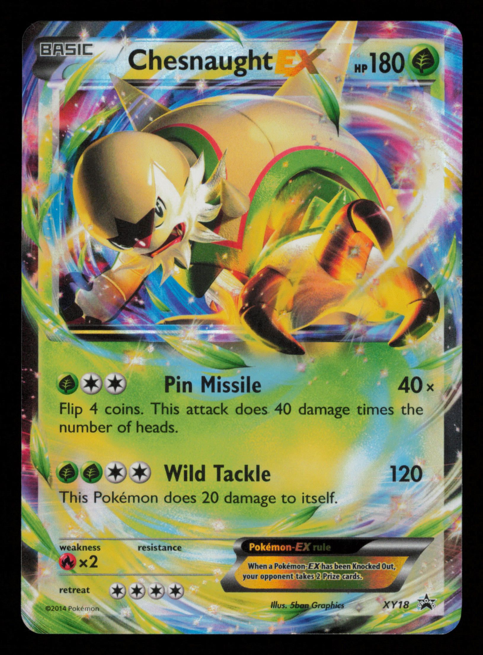 Chesnaught EX XY18 Promo XY Black Star Promos Pokemon