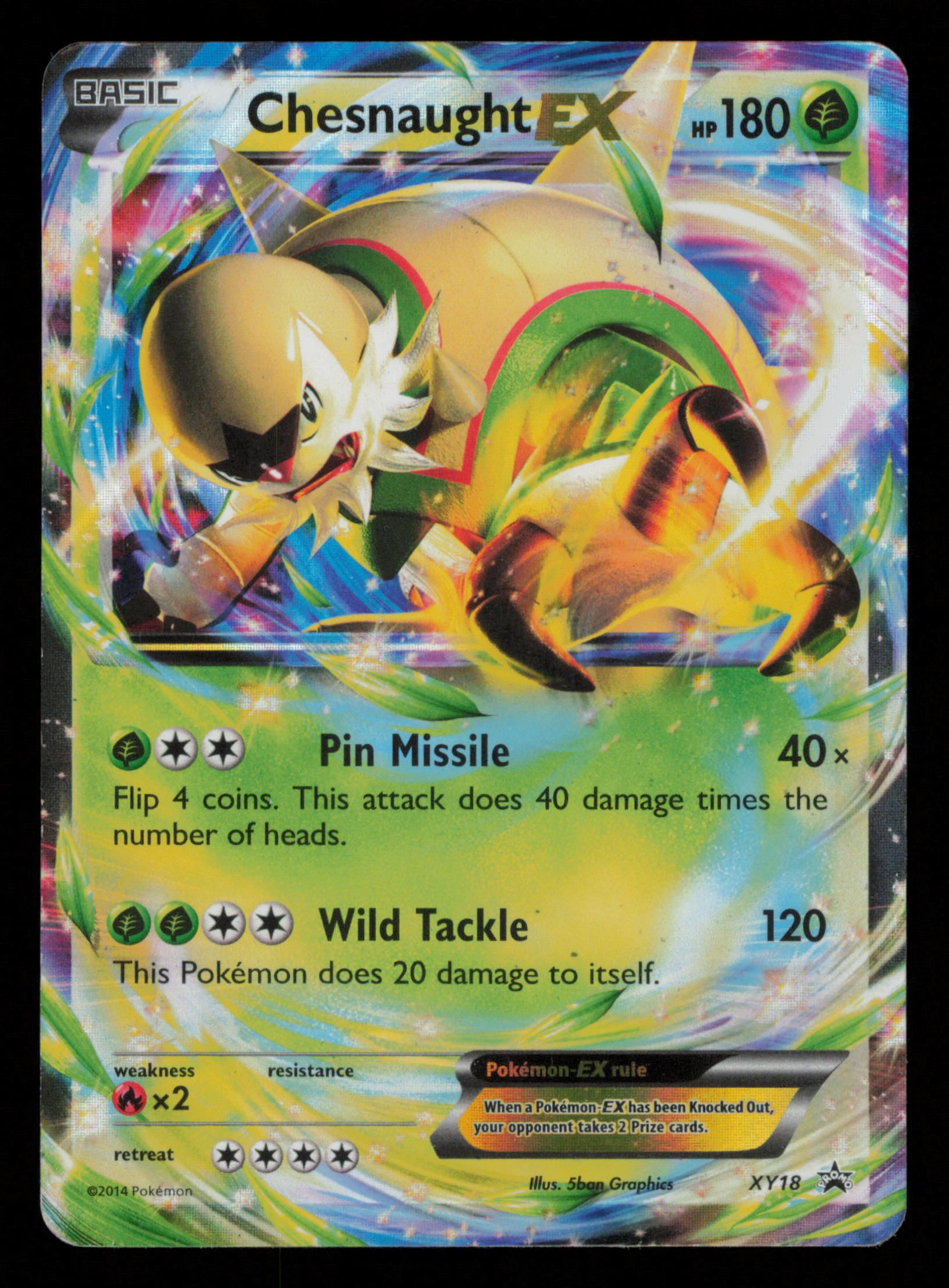 Chesnaught EX XY18 Promo XY Black Star Promos Pokemon