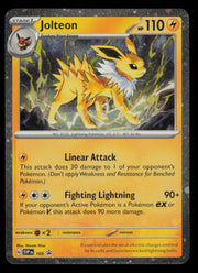 Jolteon 169 Promo Scarlet & Violet Pokemon