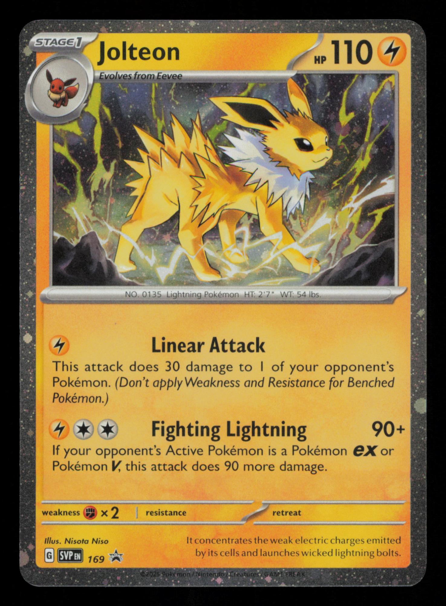 Jolteon 169 Promo Scarlet & Violet Pokemon