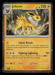 Jolteon 169 Promo Scarlet & Violet Pokemon