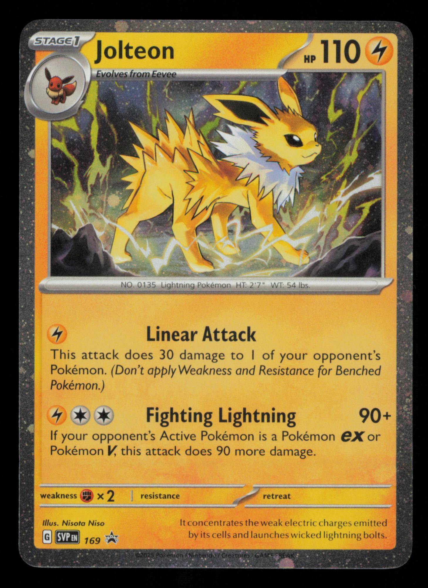 Jolteon 169 Promo Scarlet & Violet Pokemon
