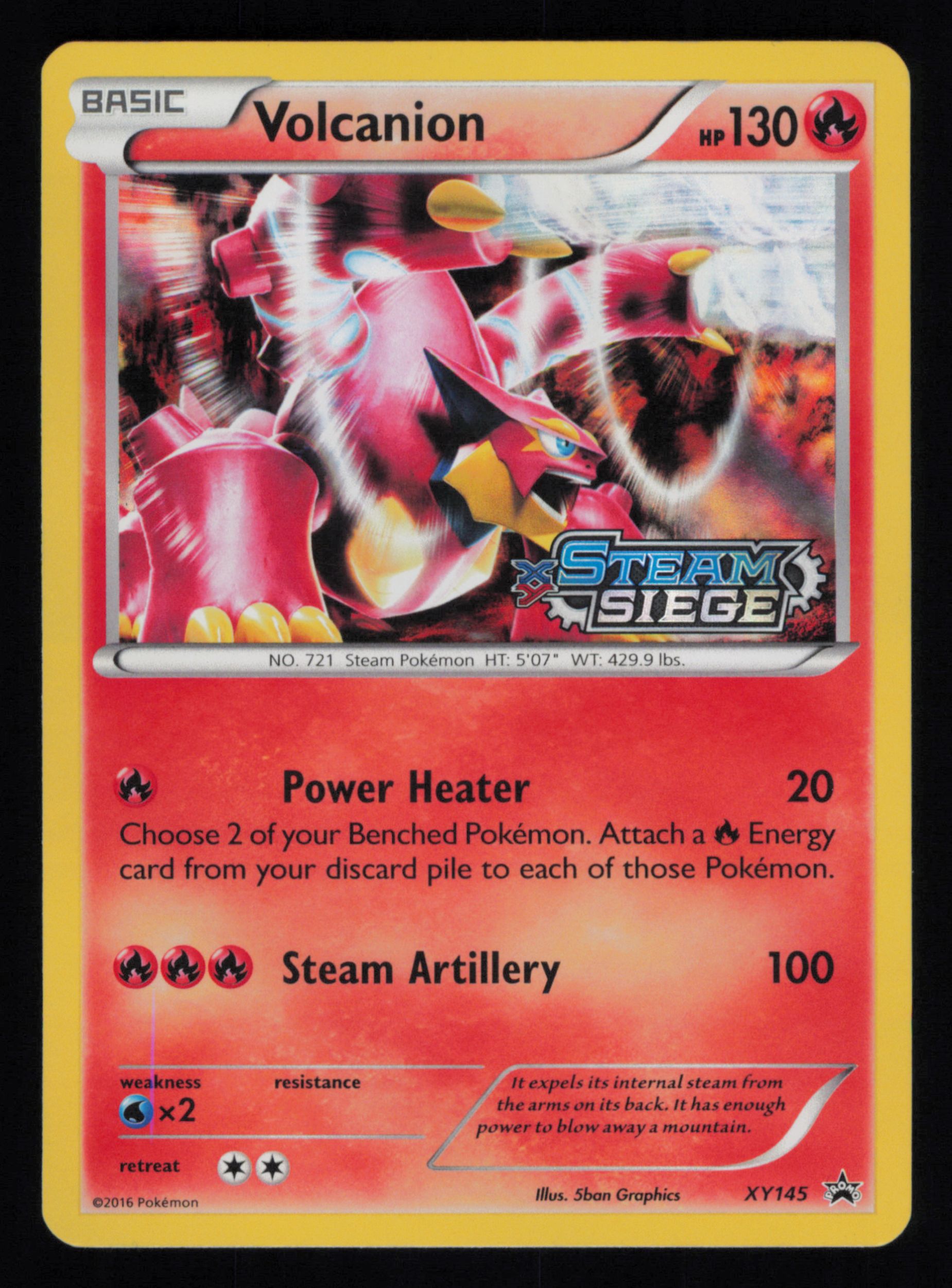 Volcanion XY145 Promo XY Black Star Promos Pokemon