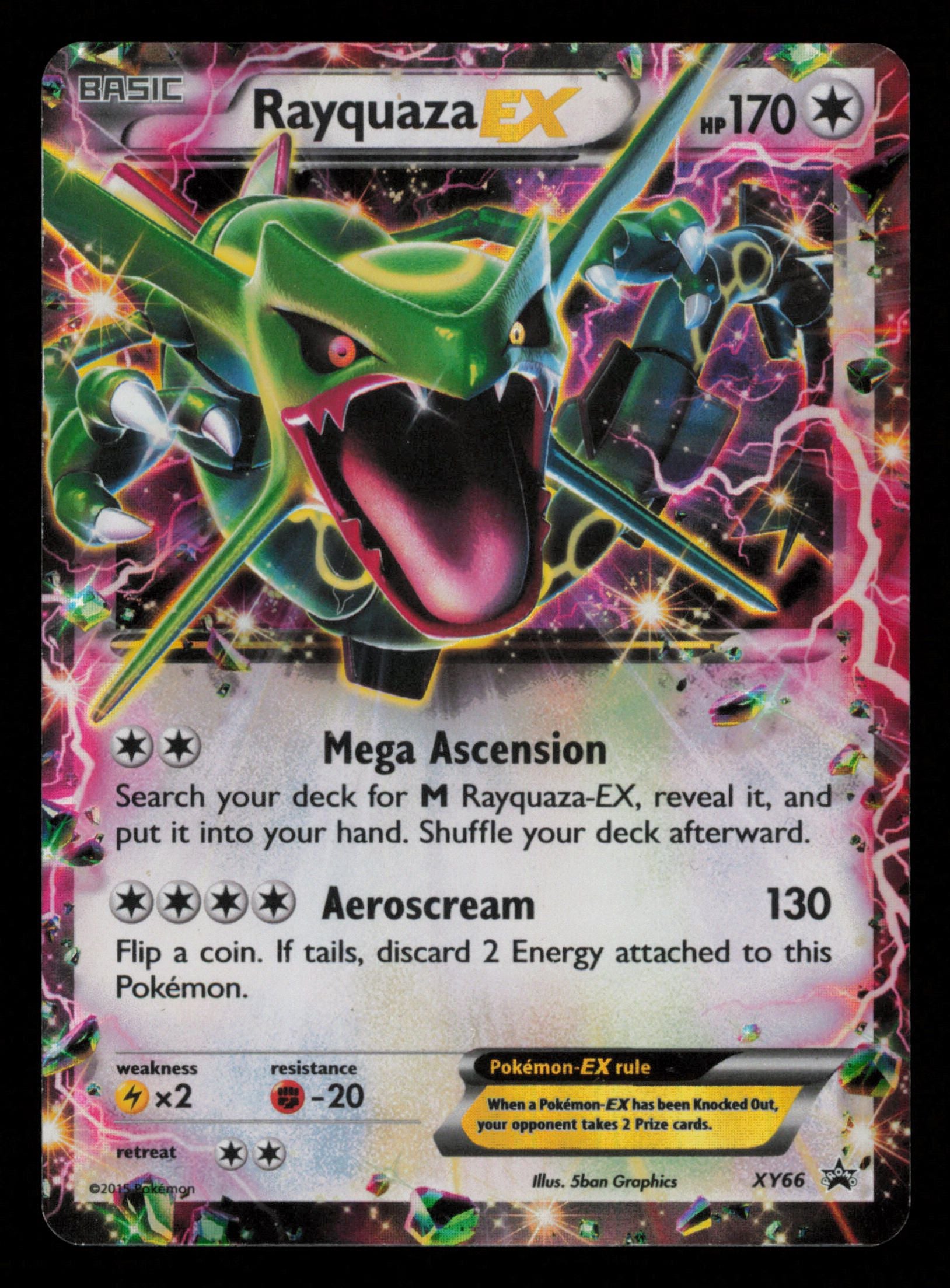 Rayquaza EX XY66 Promo XY Black Star Promos Pokemon
