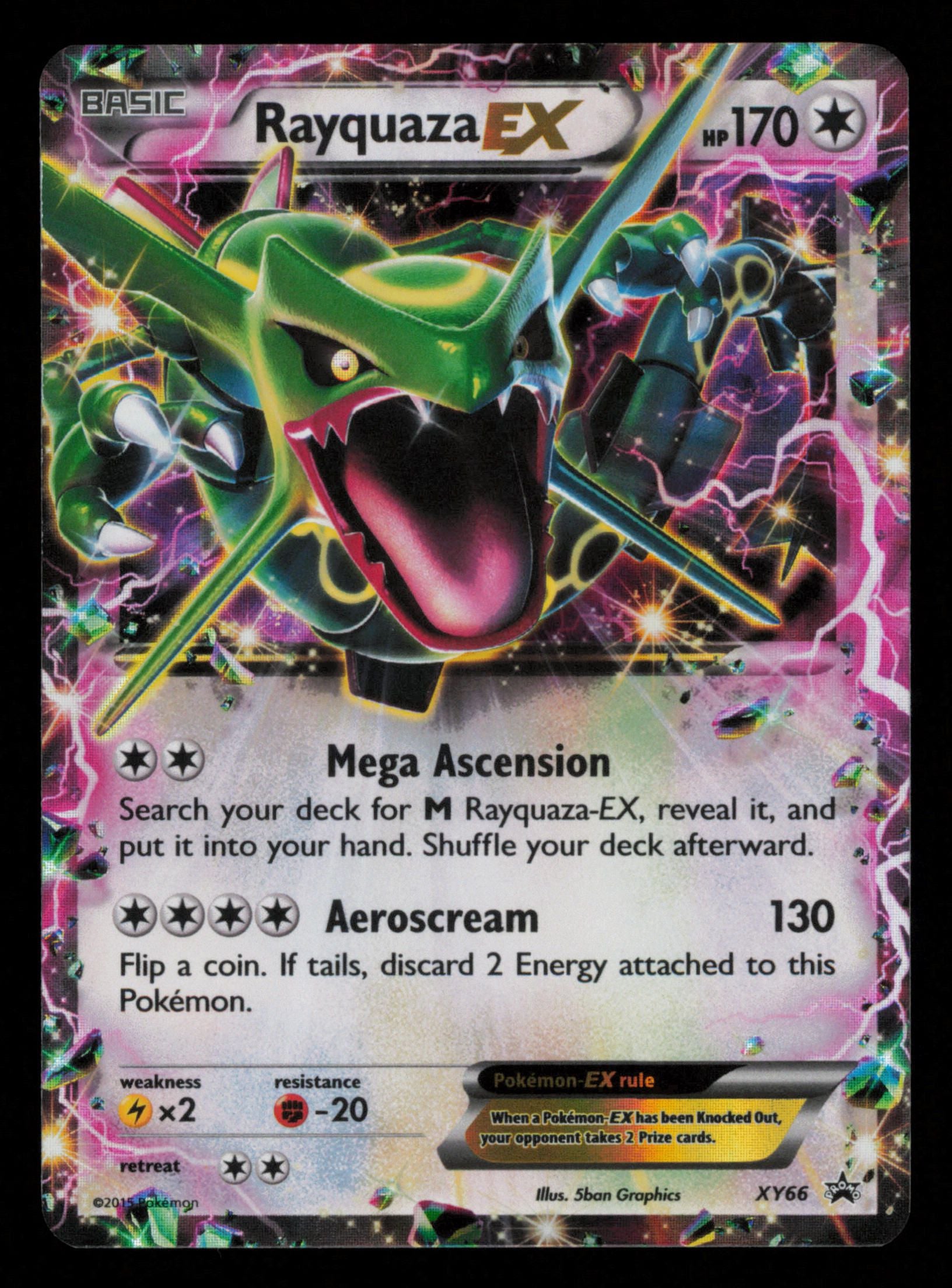 Rayquaza EX XY66 Promo XY Black Star Promos Pokemon