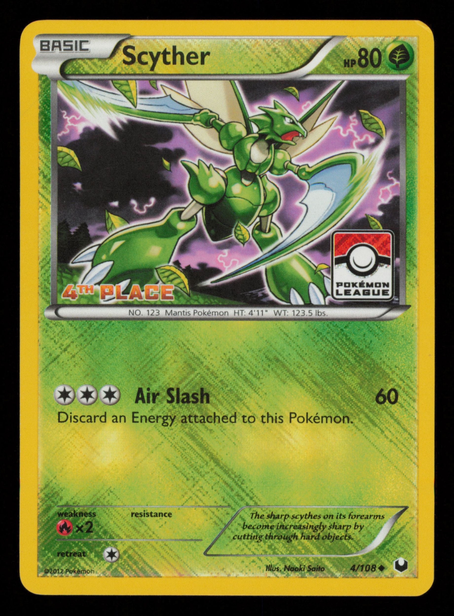 Scyther 4/108 Uncommon Dark Explorers Pokemon
