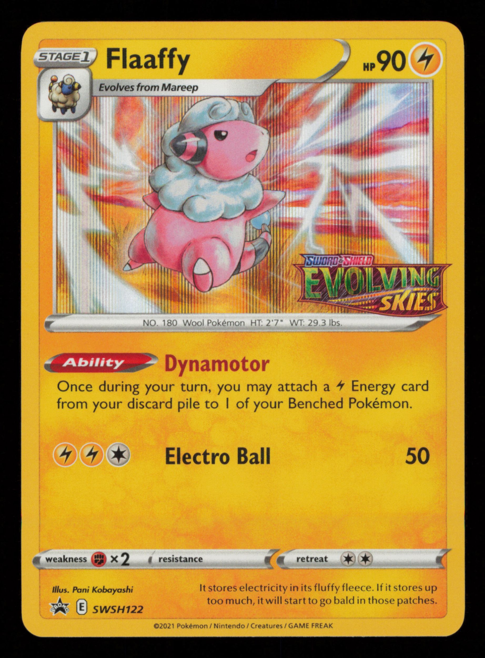 Flaaffy SWSH122 Promo SWSH Black Star Pokemon