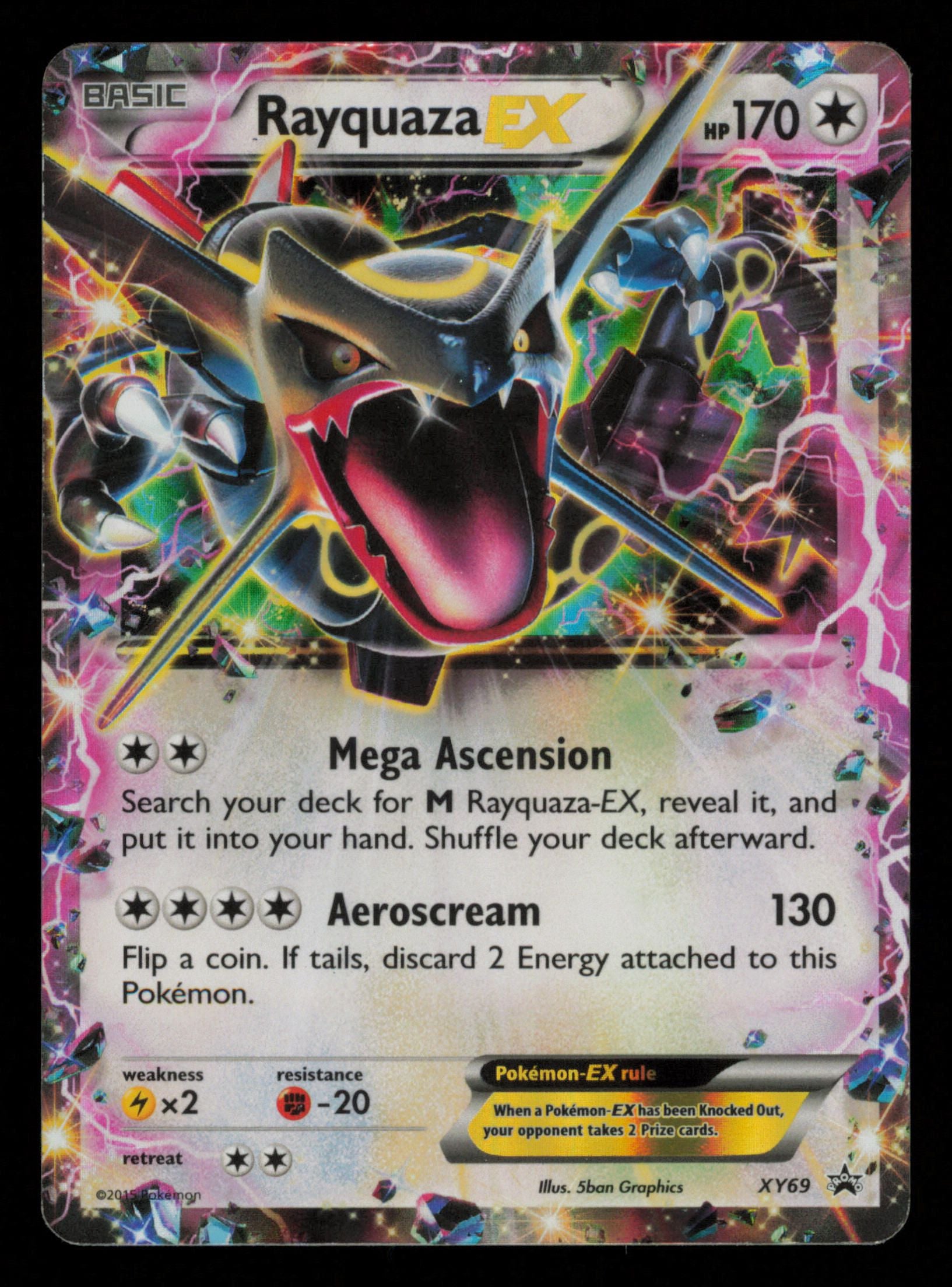 Rayquaza EX XY69 Promo XY Black Star Promos Pokemon