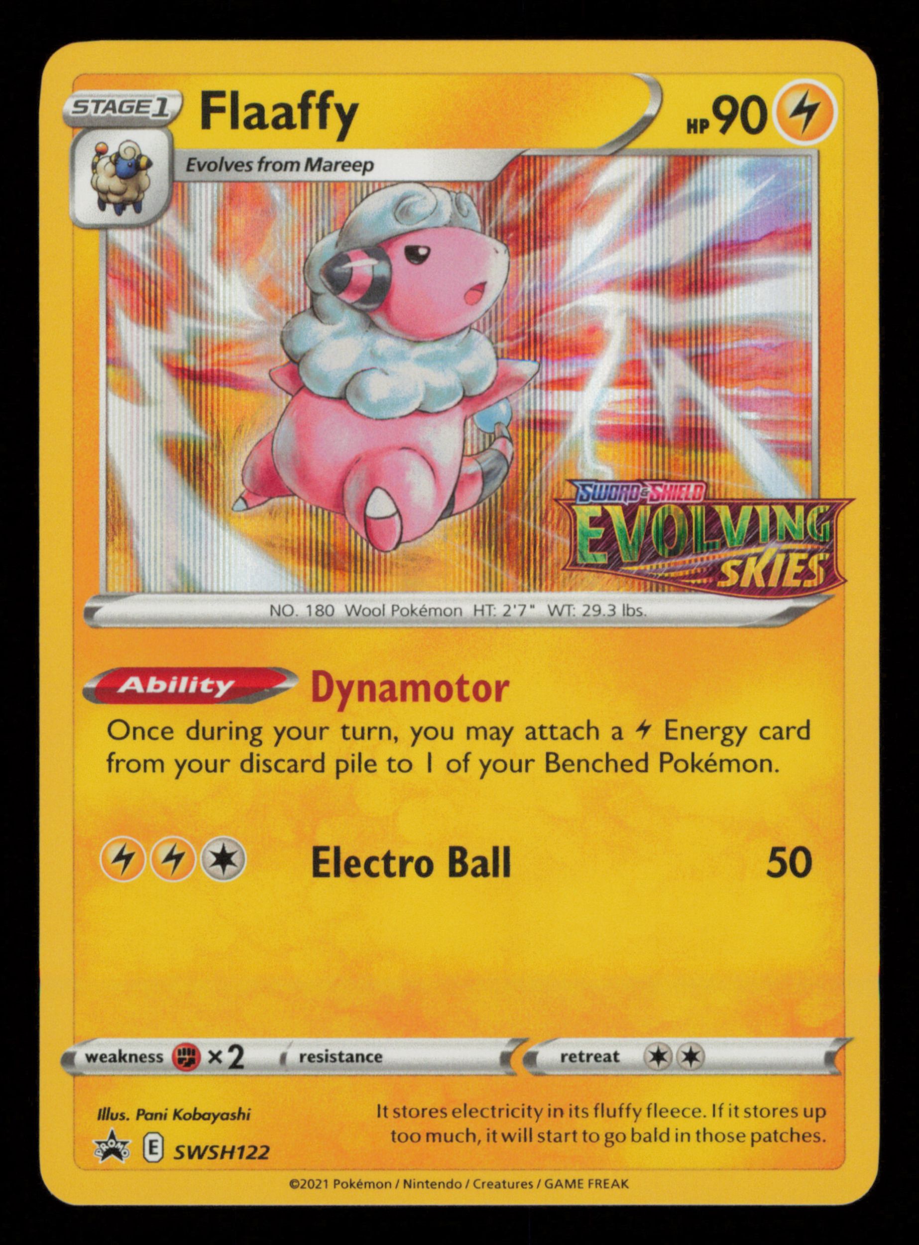 Flaaffy SWSH122 Promo SWSH Black Star Pokemon