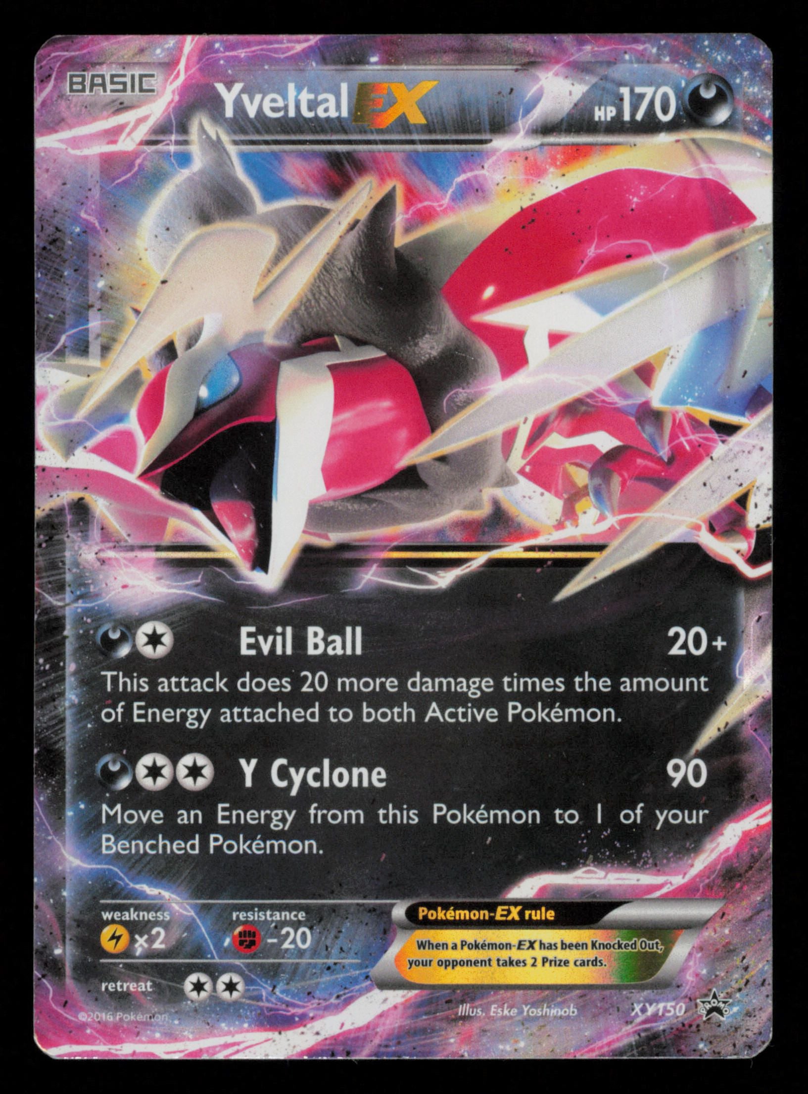 Yveltal EX XY150 Promo XY Black Star Promos Pokemon