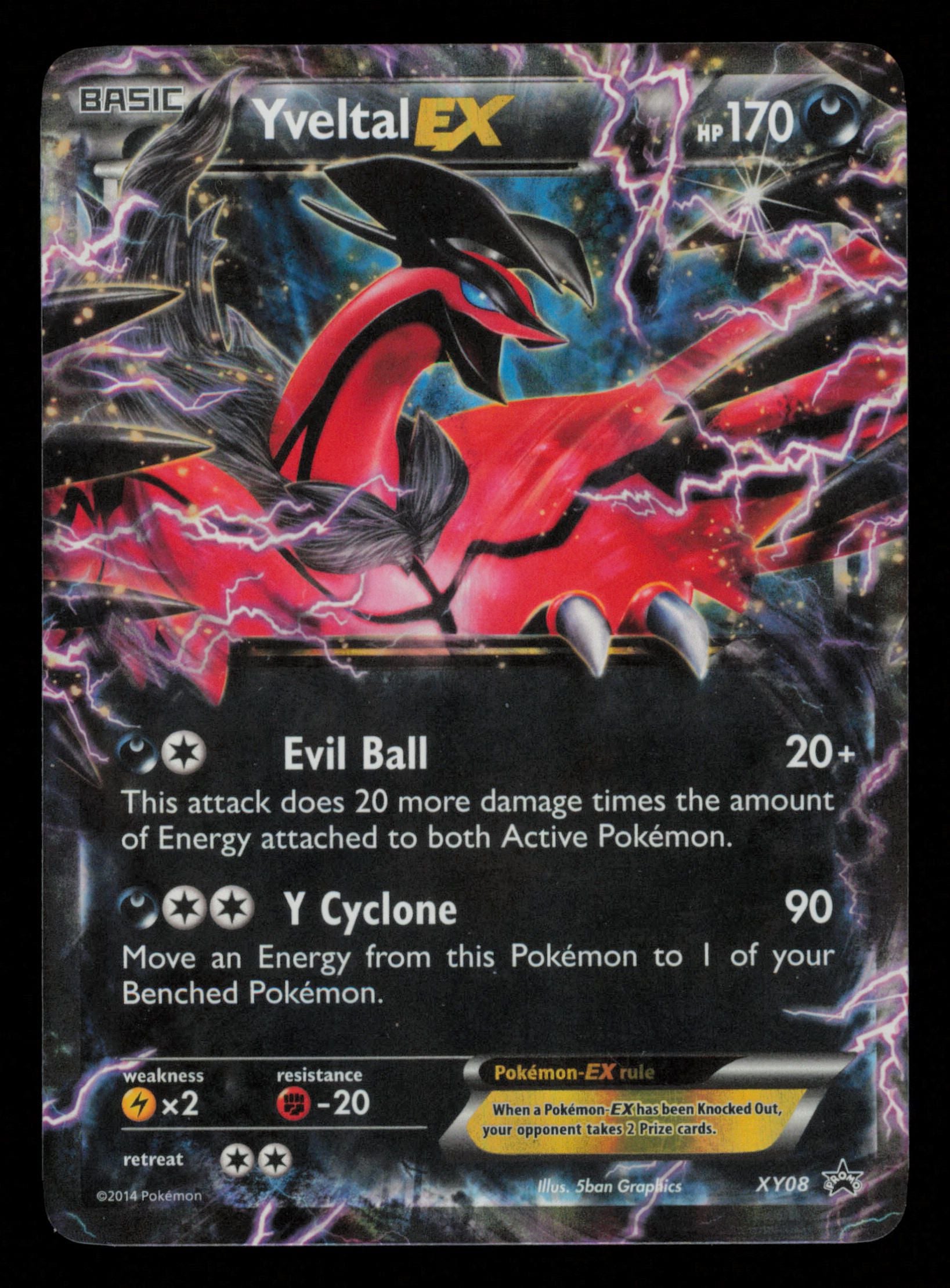 Yveltal EX XY08 Promo XY Black Star Promos Pokemon