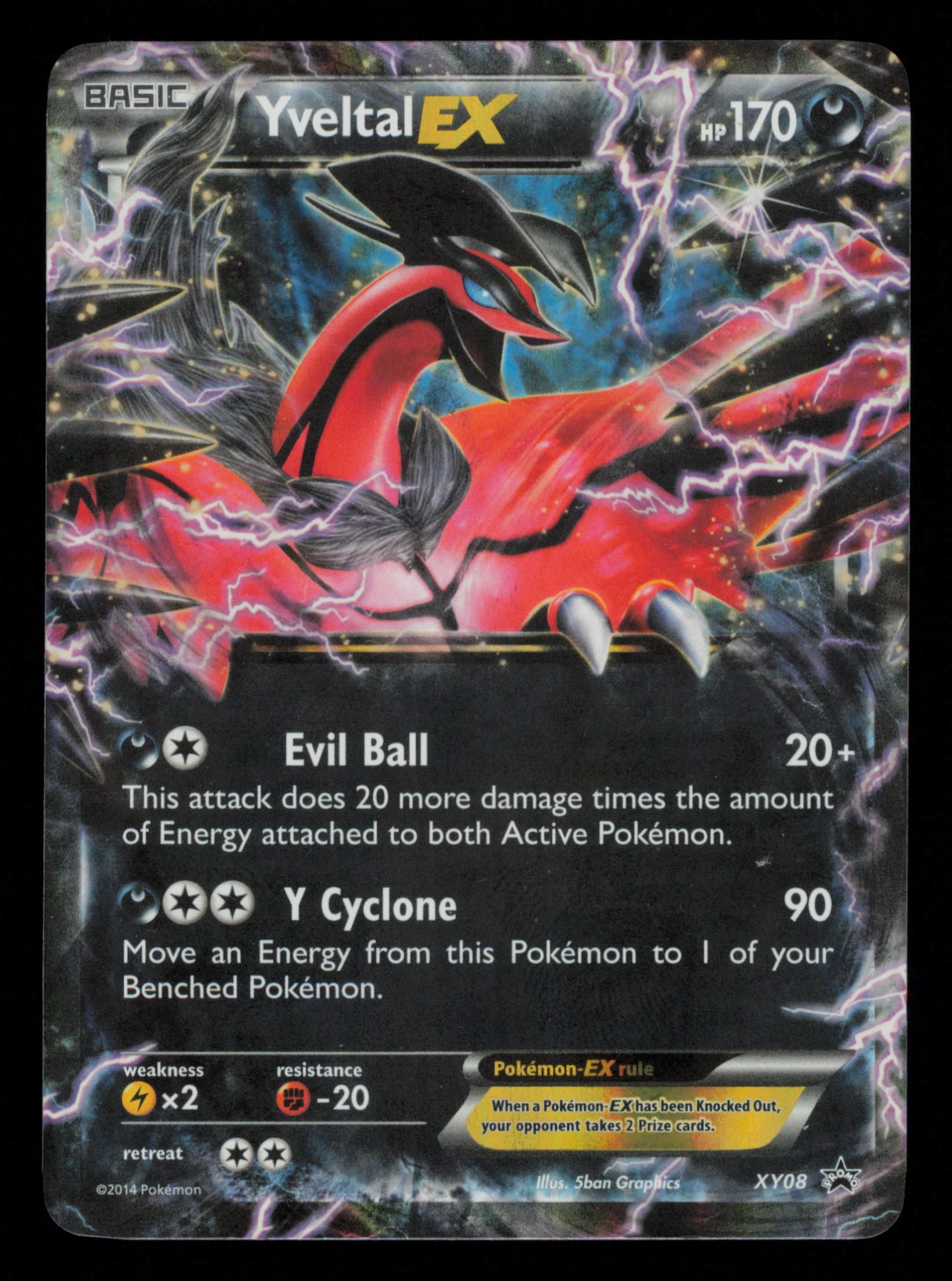 Yveltal EX XY08 Promo XY Black Star Promos Pokemon
