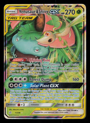 Venusaur & Snivy GX 1/236 Holo Rare GX Cosmic Eclipse Pokemon