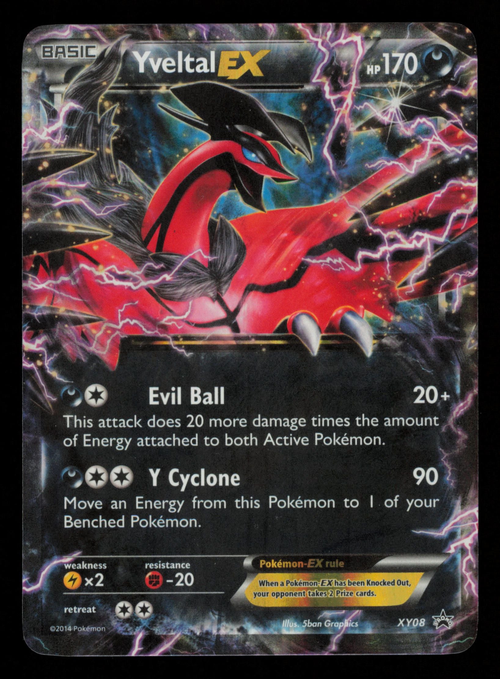 Yveltal EX XY08 Promo XY Black Star Promos Pokemon