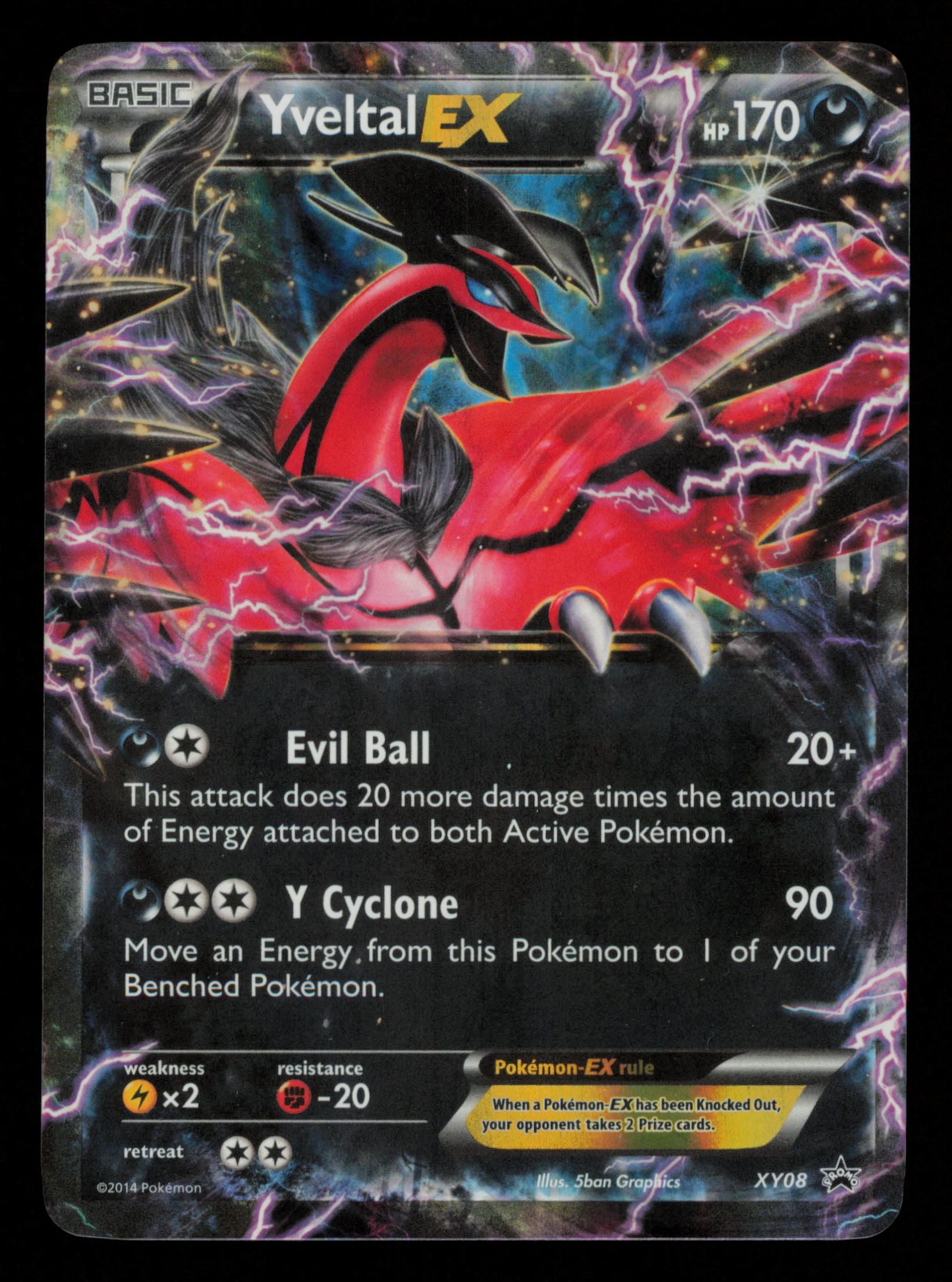 Yveltal EX XY08 Promo XY Black Star Promos Pokemon