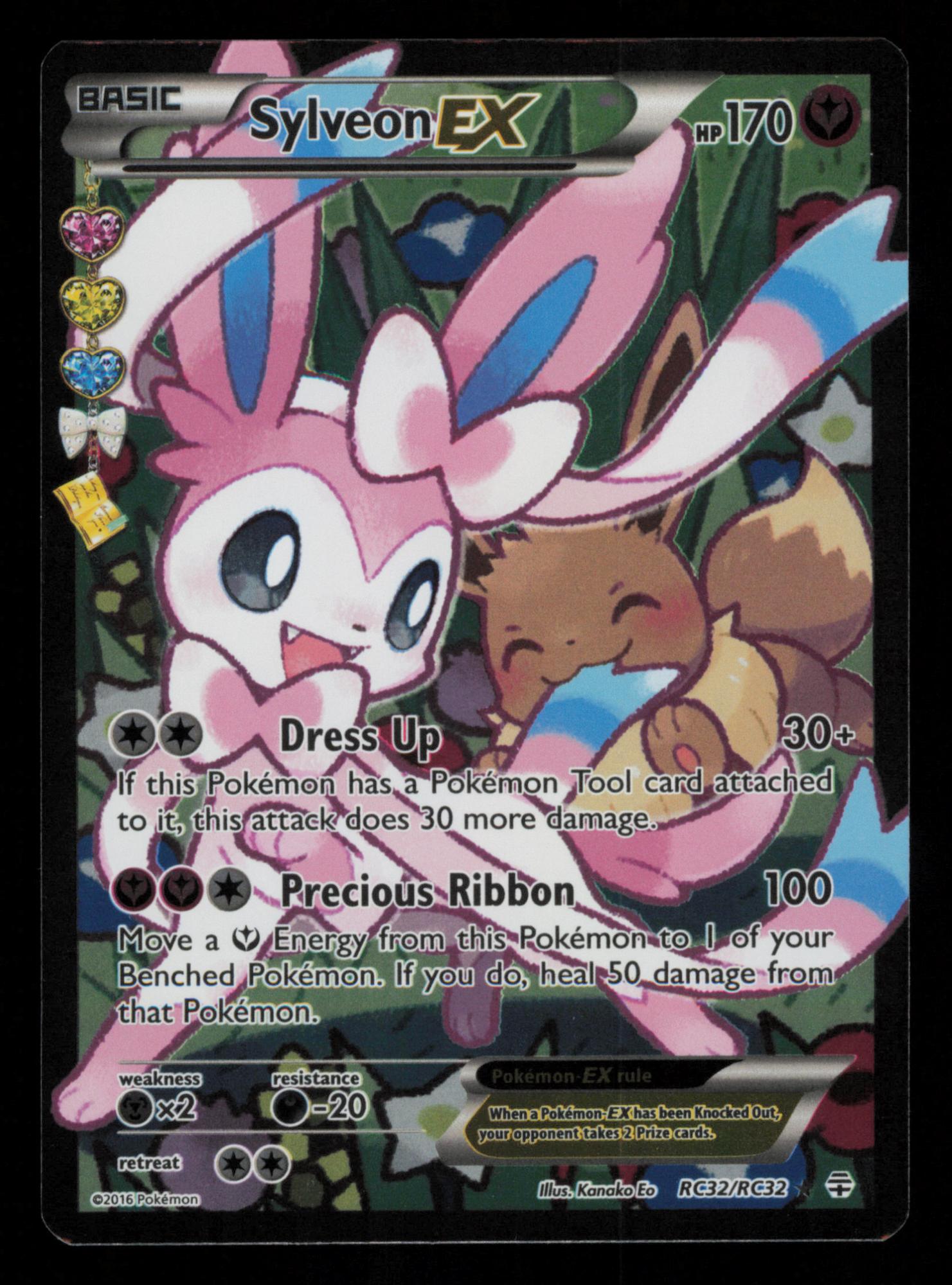 Sylveon EX RC32/RC32 Rare Ultra Generations Pokemon