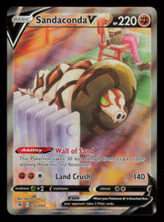 Sandaconda V 252/264 Rare Ultra Fusion Strike Pokemon