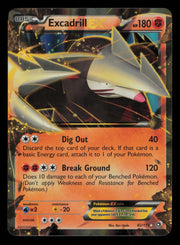 Excadrill EX 82/113 Holo Rare EX Legendary Treasures Pokemon