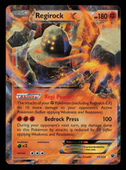 Regirock EX 43/124 Holo Rare EX Fates Collide Pokemon