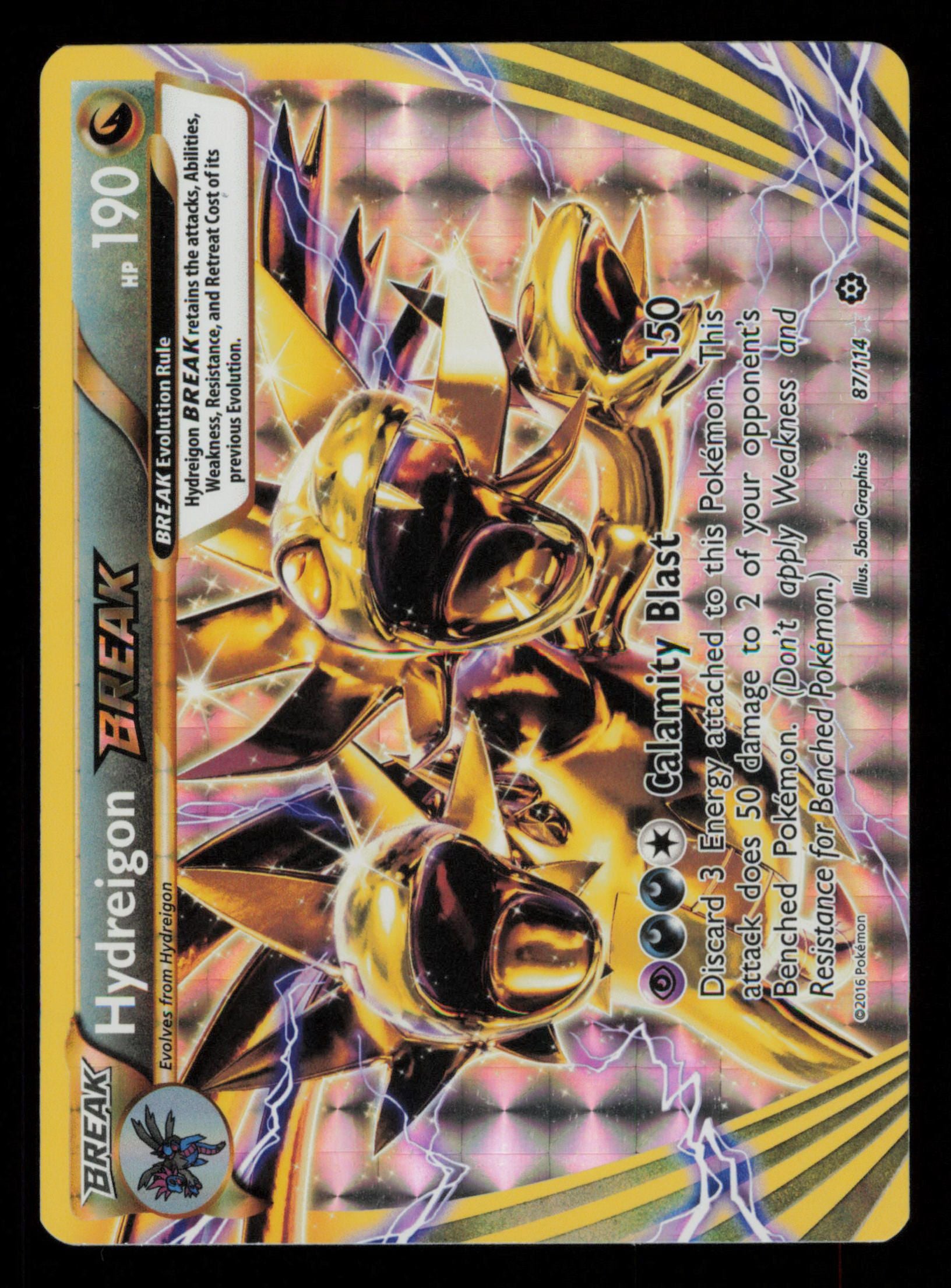 Hydreigon BREAK 87/114 Rare BREAK Steam Siege Pokemon